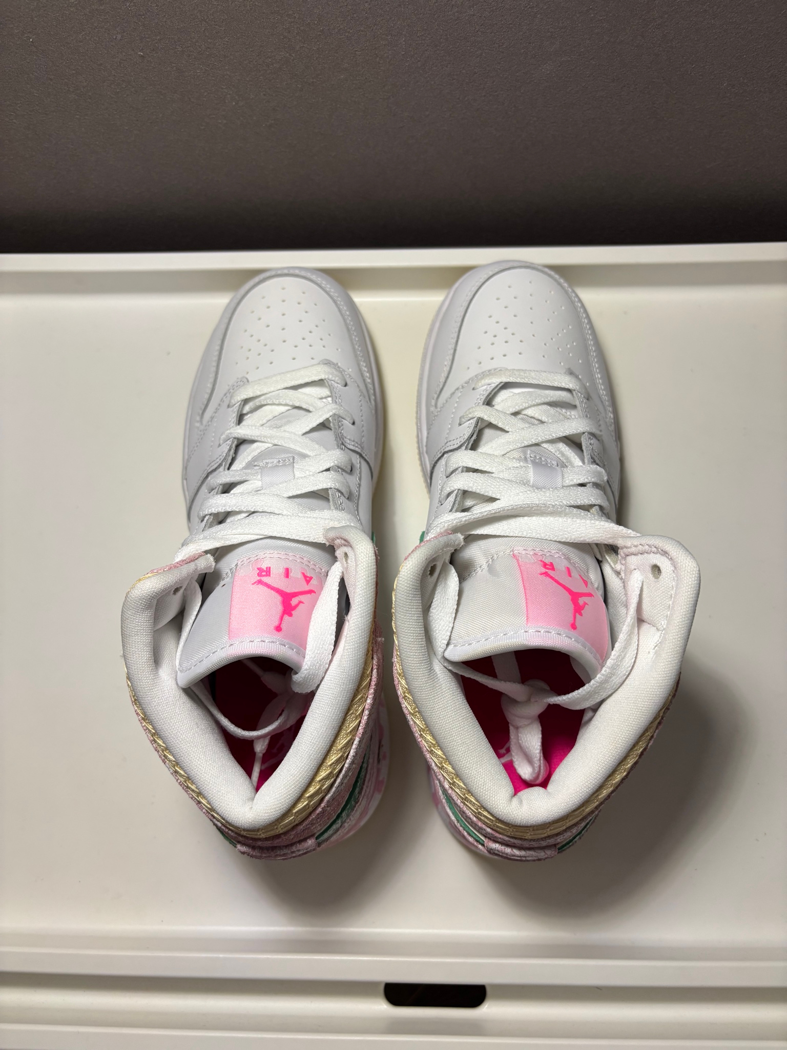 Nike x Air Jordan Jordan 1 Mid GS “Paint Drip”, миниатюра 3