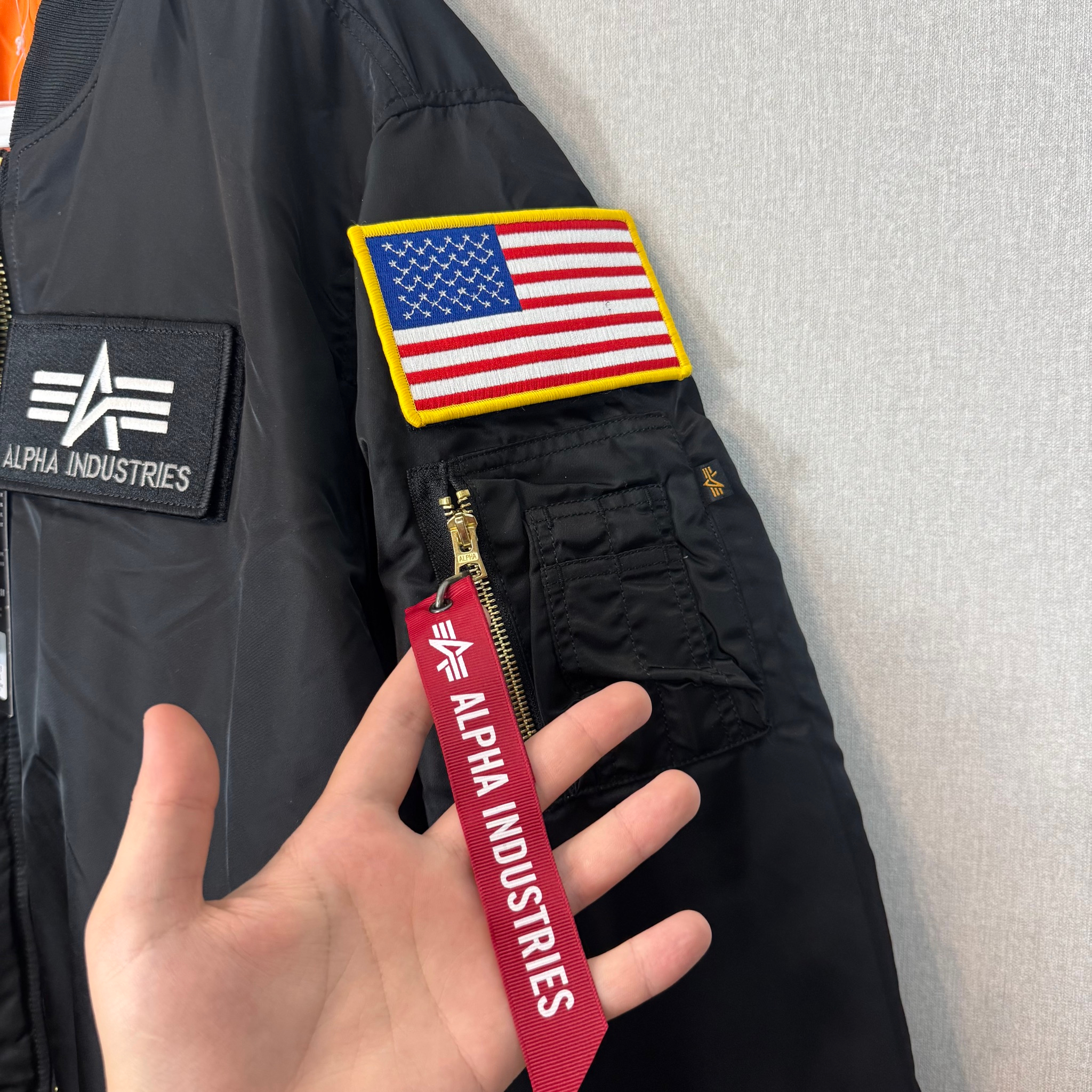 Alpha Industries Bomber Logo Patch, миниатюра 2