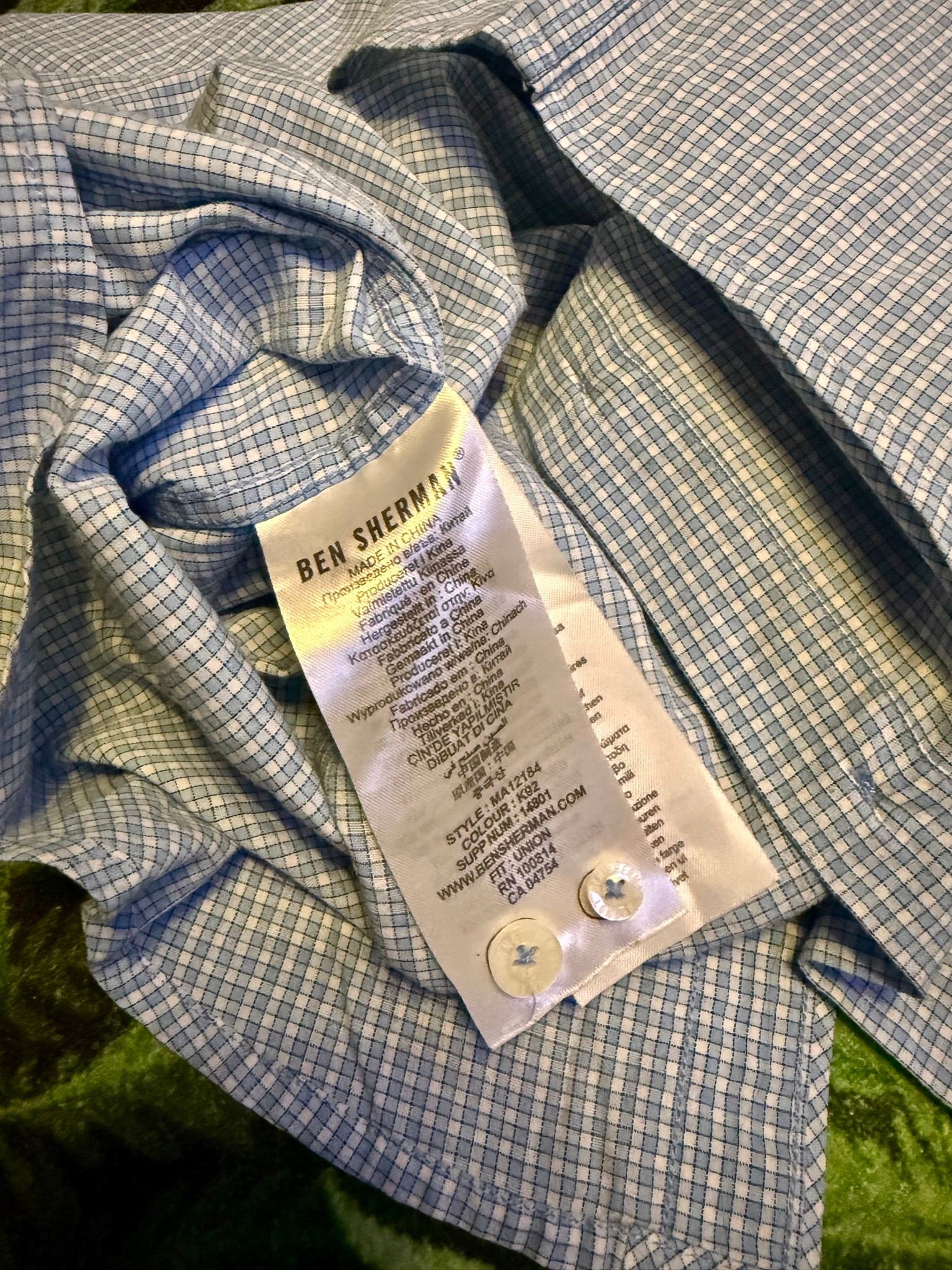 Ben Sherman Винтажная рубашка, миниатюра 4