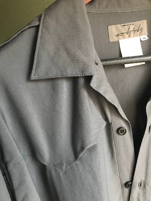 Yohji Yamamoto Pour Homme AW91 Popover Shirt, миниатюра 5