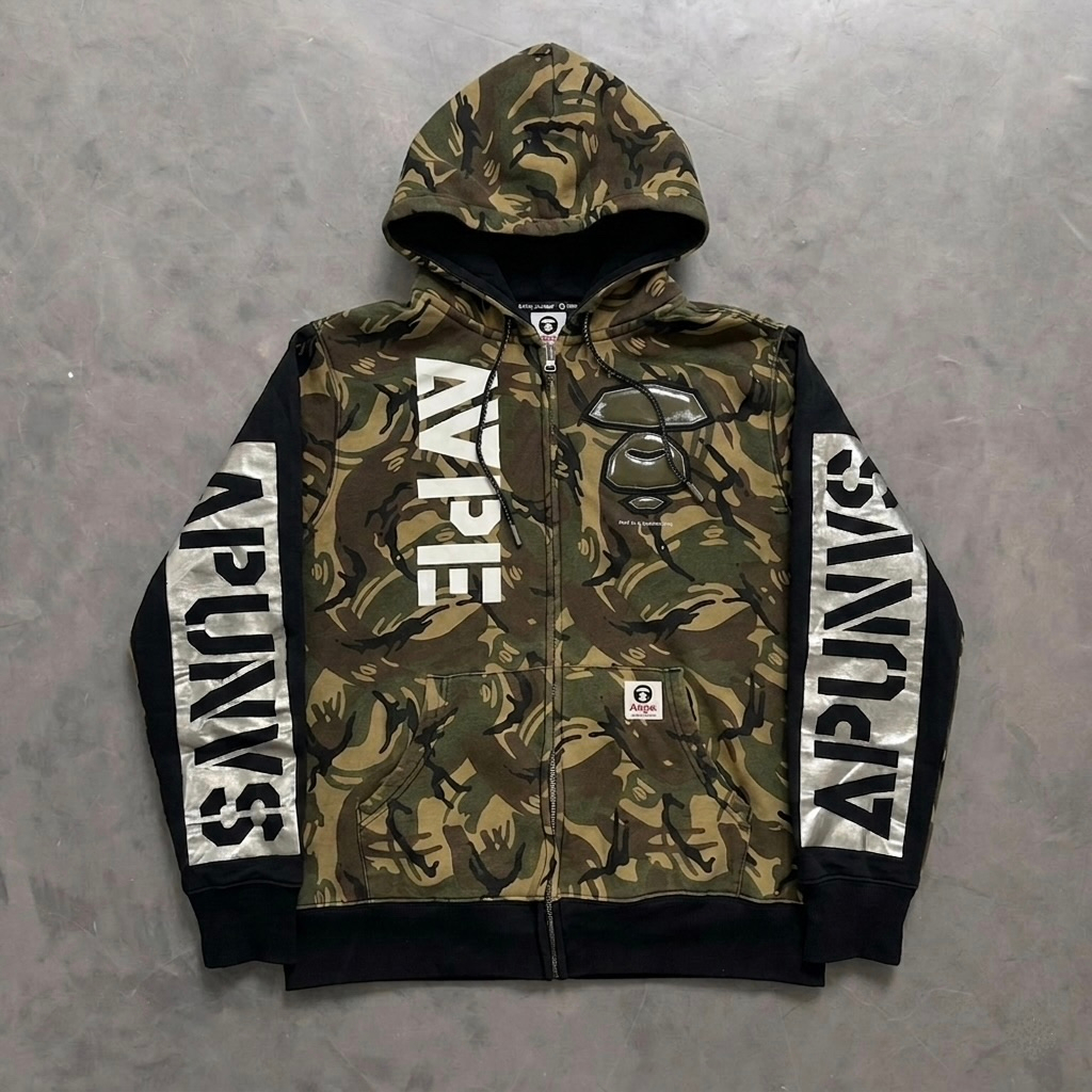 AAPE by A Bathing Ape Zip hoodie, миниатюра 1