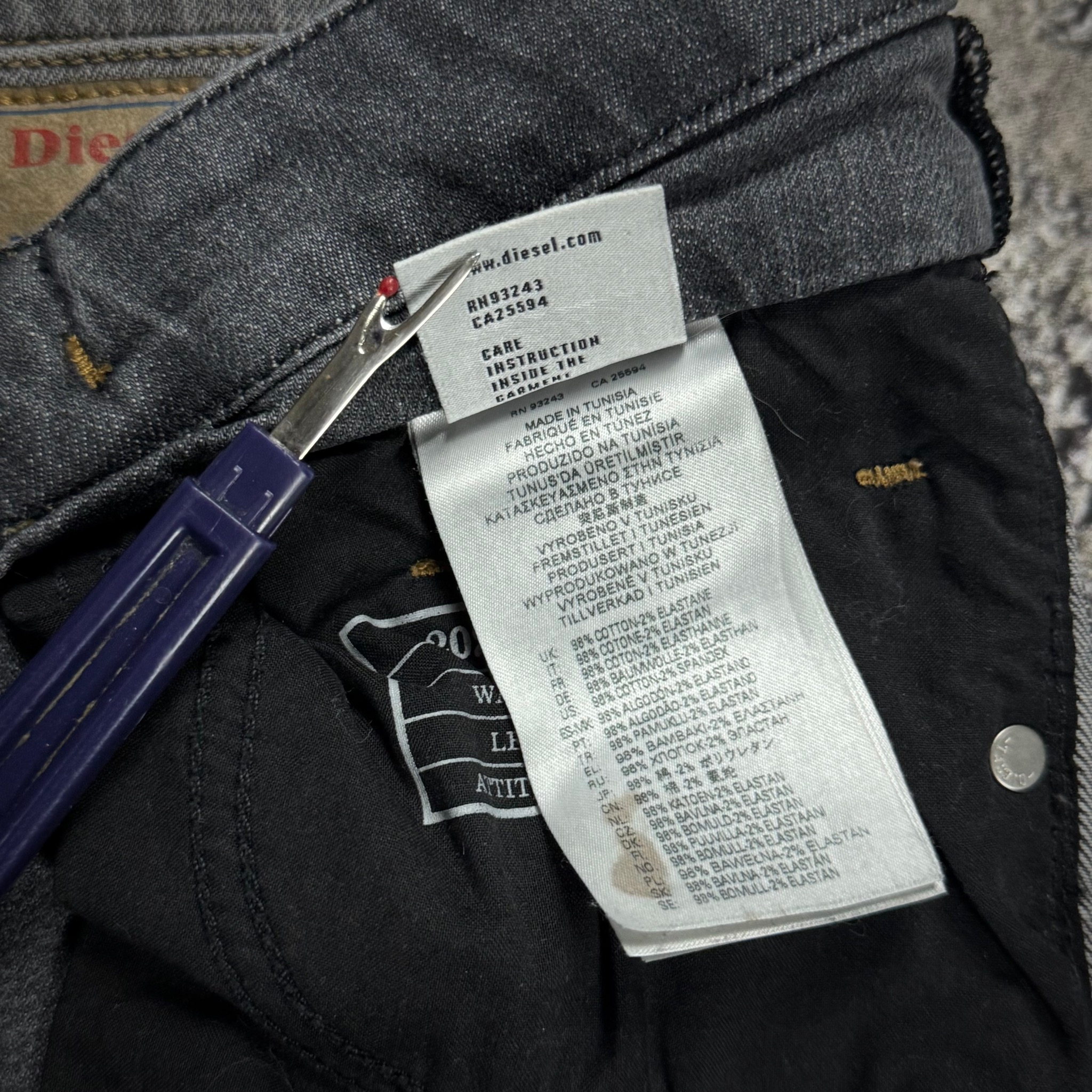 Diesel D-Viker 2020 Double Waist Jeans, миниатюра 10