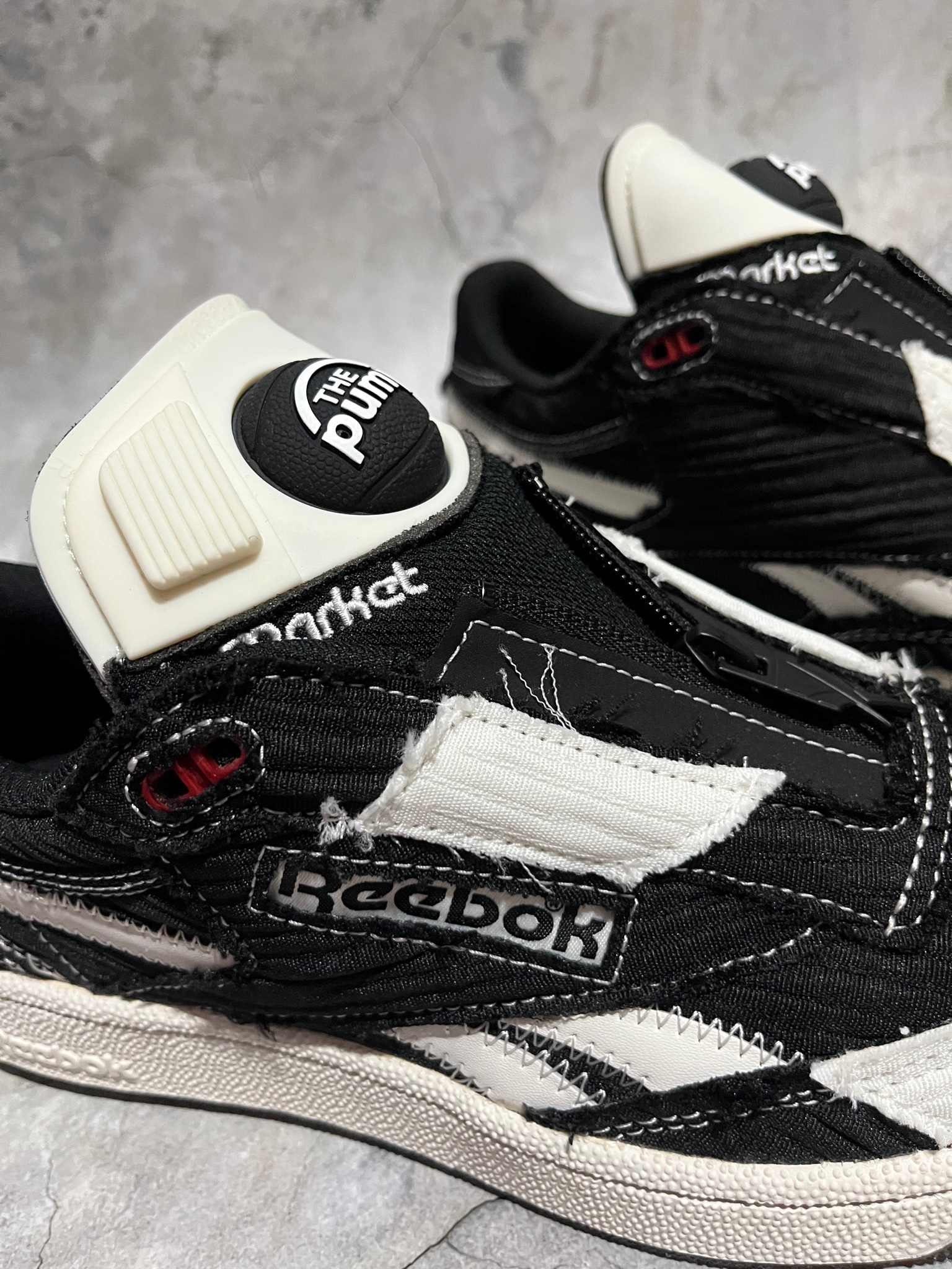 Reebok x Market Club C 85 Black, миниатюра 3