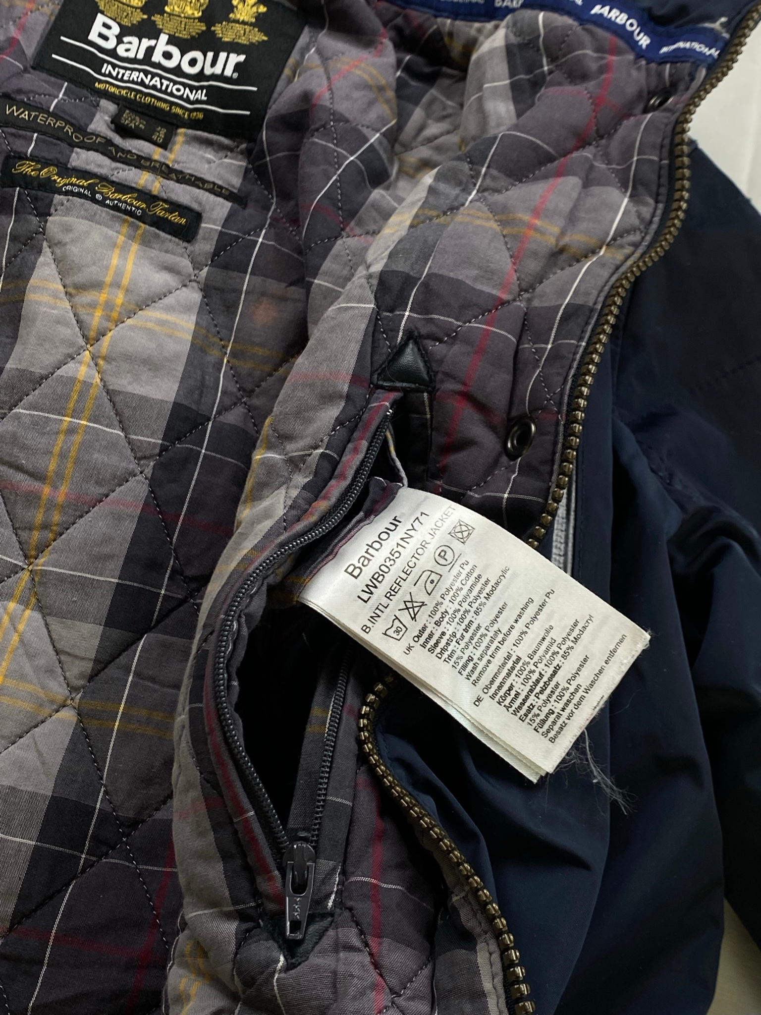 Barbour International Reflector Jacket, миниатюра 6
