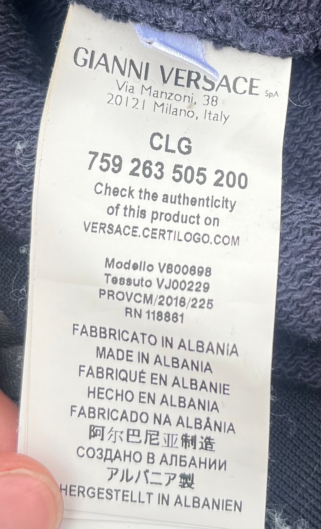 VERSACE Худи, миниатюра 5