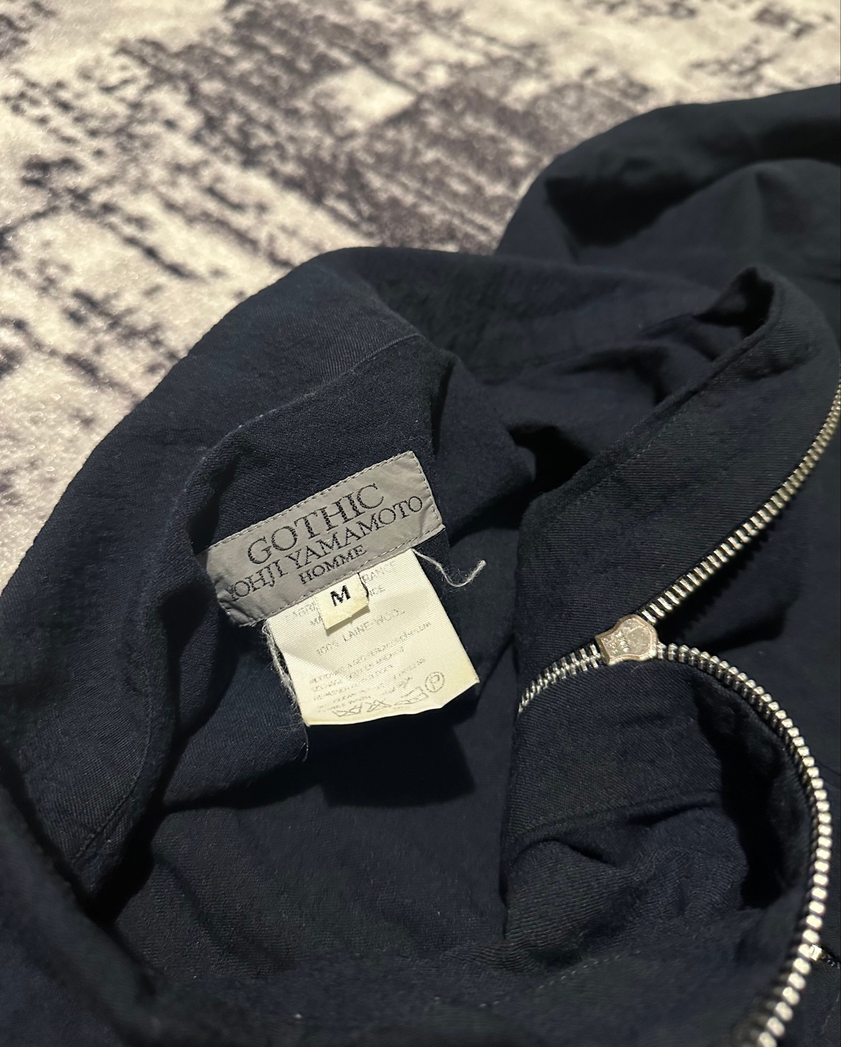 Yohji Yamamoto Gothic Homme Archive Wool Zip, миниатюра 5