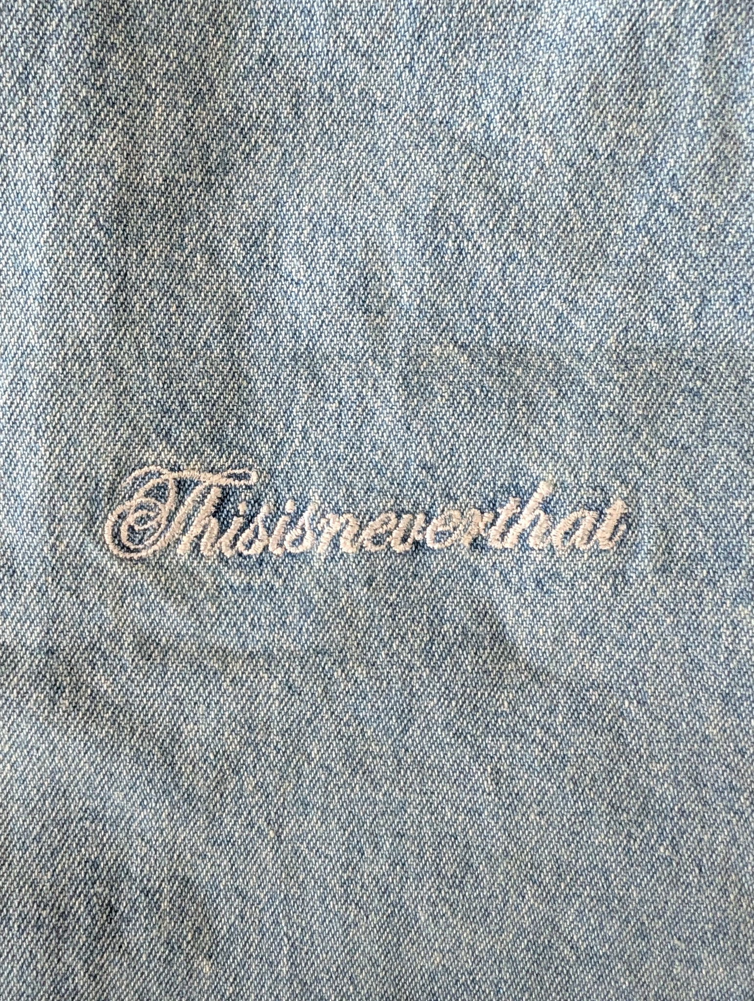 thisisneverthat Denim Zip Shirt, миниатюра 3