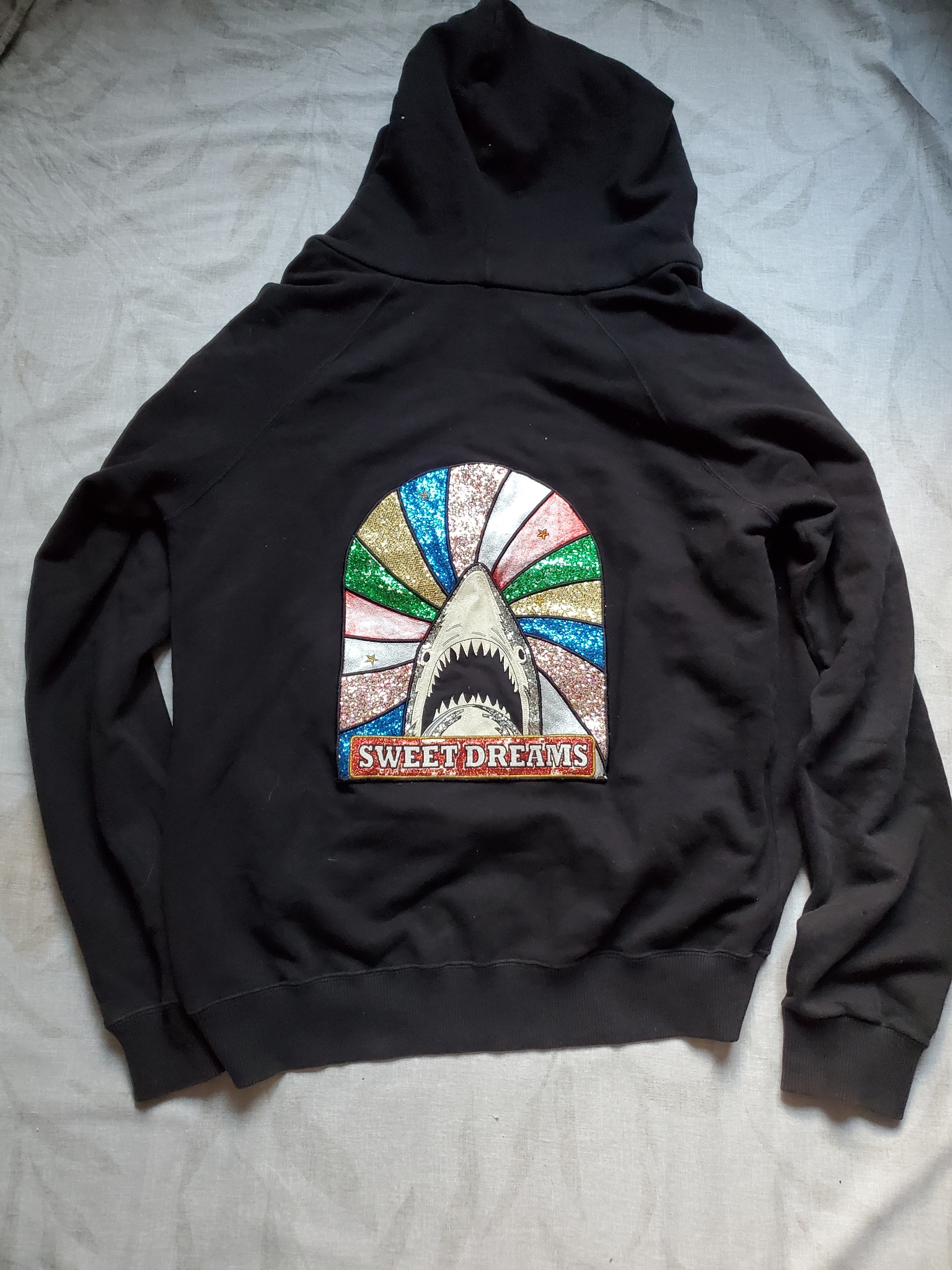 Saint Laurent Sweet Dreams Shark Hoodie (SS17), миниатюра 1