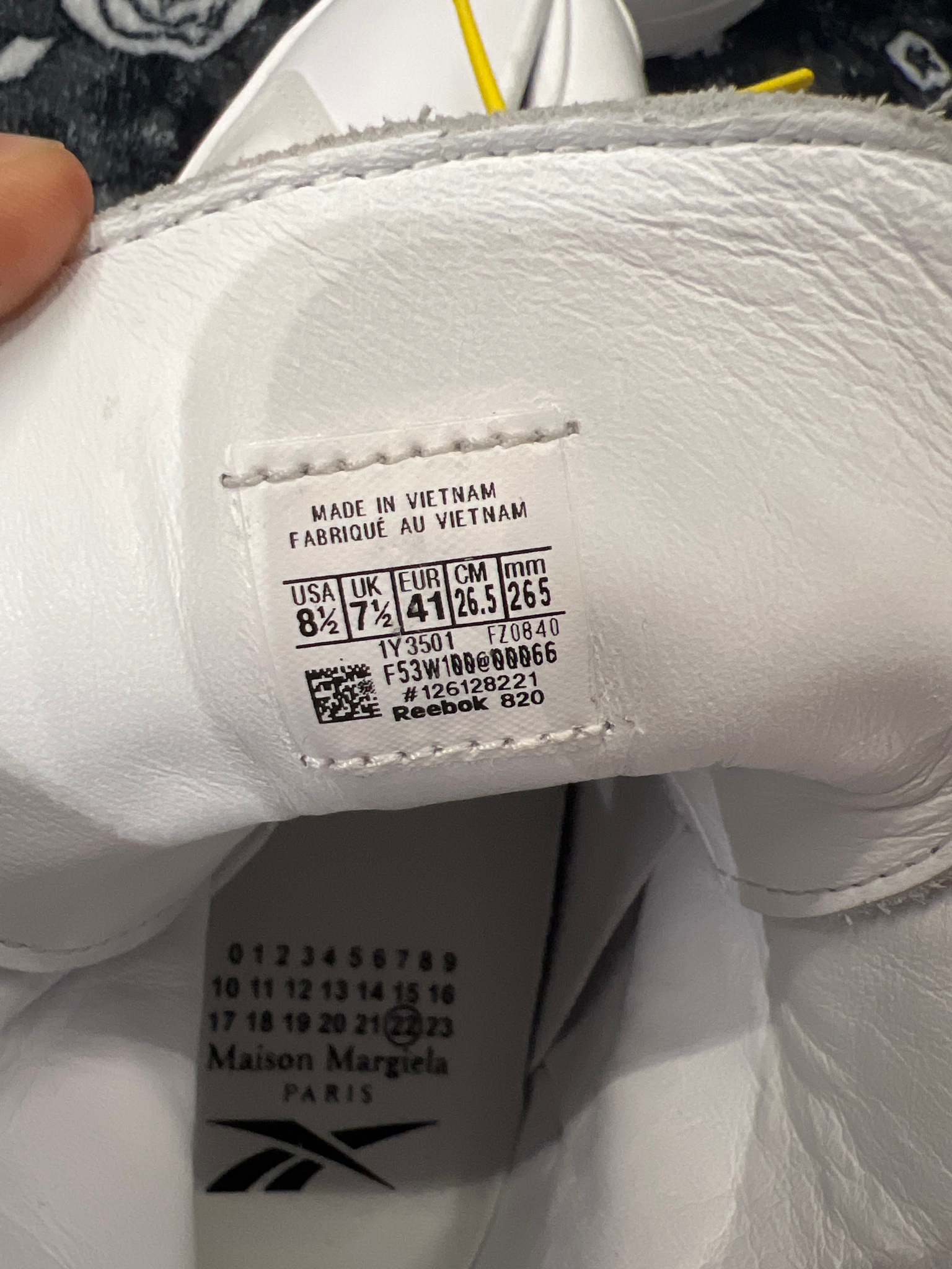 Maison margiela reebok tabi Insta Pump Fury, миниатюра 7