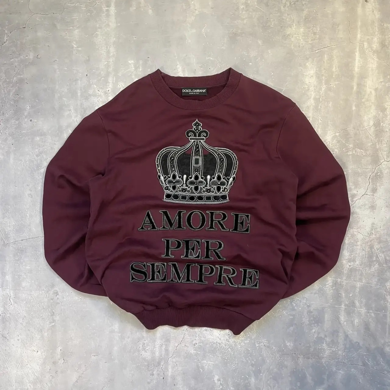 Dolce & Gabbana Amore Per Sempre Vintage Sweatshirt, миниатюра 1