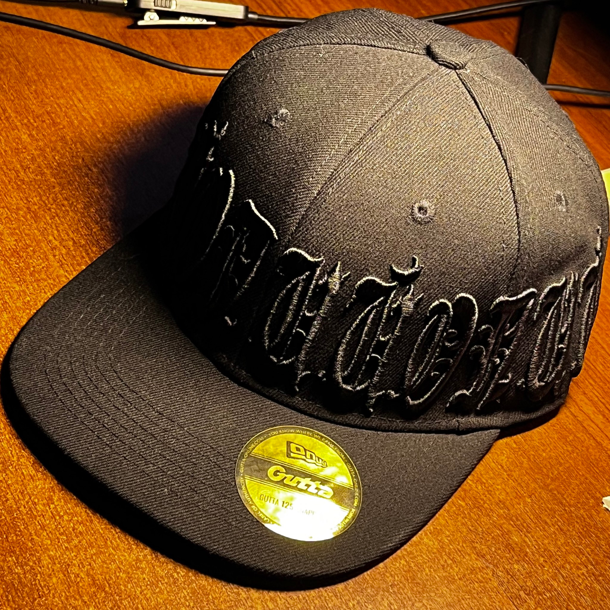 Gutta 125 Snapback Triple Black, миниатюра 1