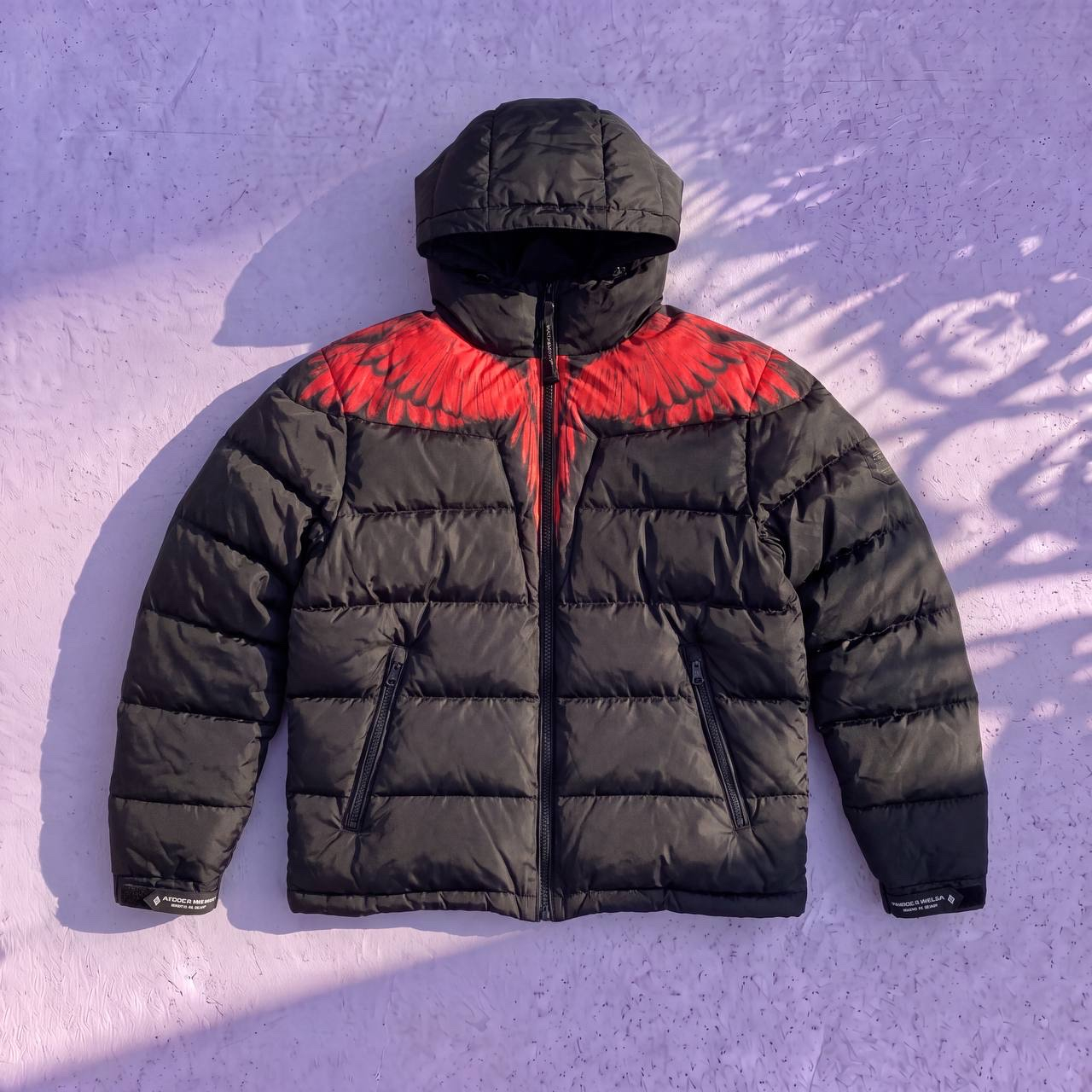 Marcelo Burlon Marcelo Burlon пуховик зимний чёрный Куртка, миниатюра 1
