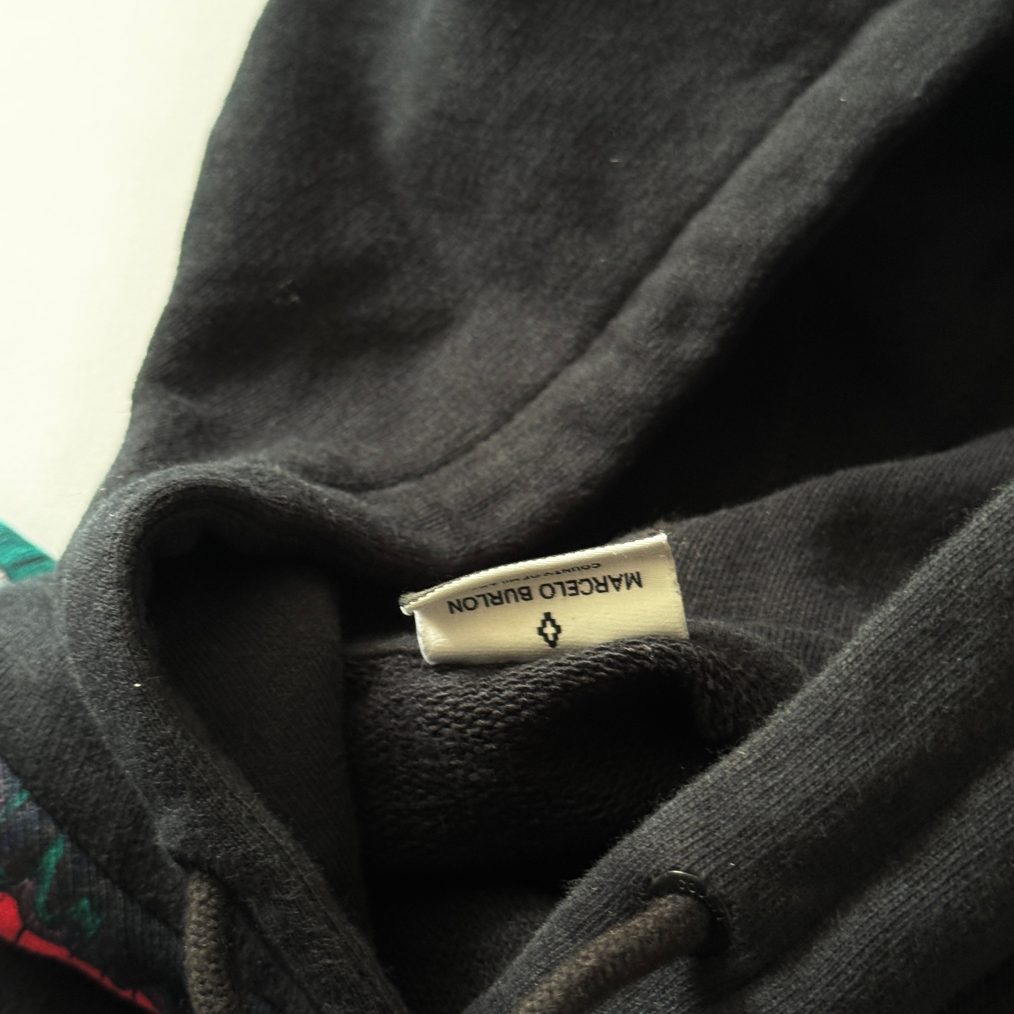 Marcelo Burlon Color Wing Poncho Hoodie, миниатюра 5
