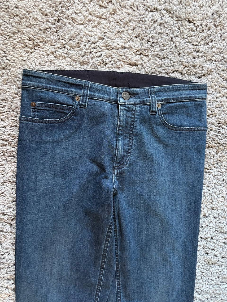 Lanvin Archive Hearts logo zip-down jeans, миниатюра 3