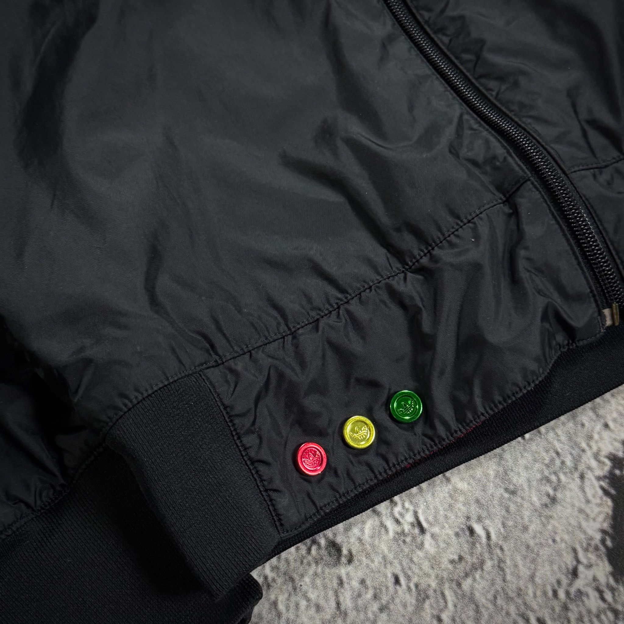 Adidas Reversible Rasta Windbreaker Jacket, миниатюра 8