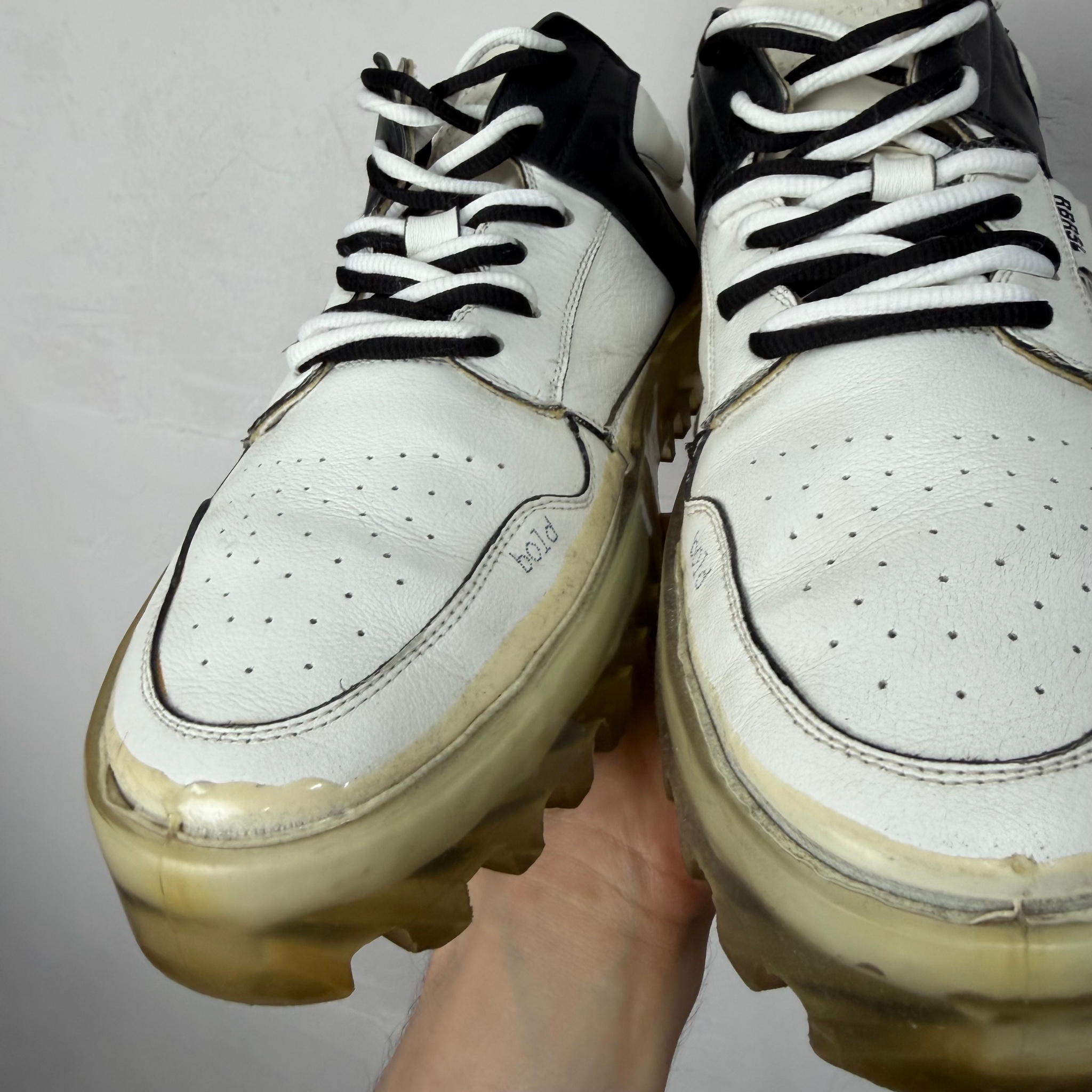 RBRSL Rubber Soul Drip Leather Sneakers, миниатюра 3