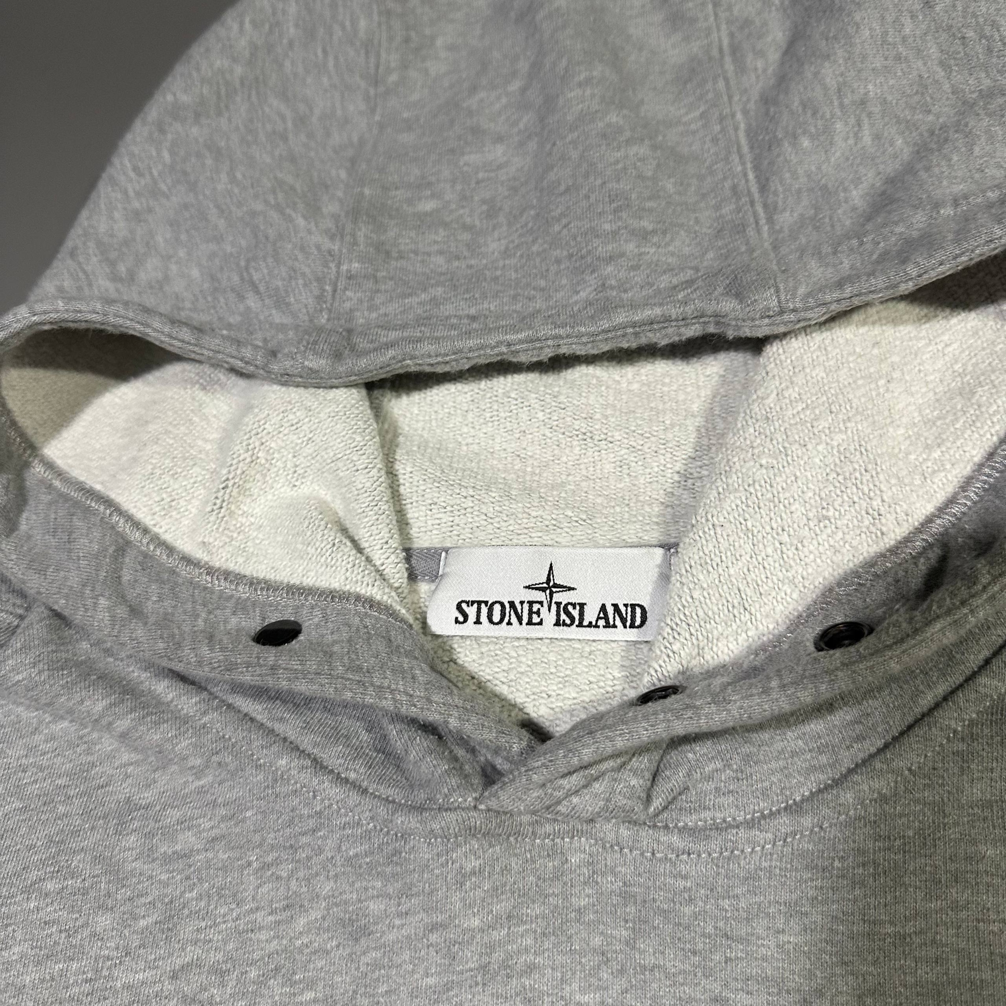 Stone Island Logo Patch Hoodie, миниатюра 3