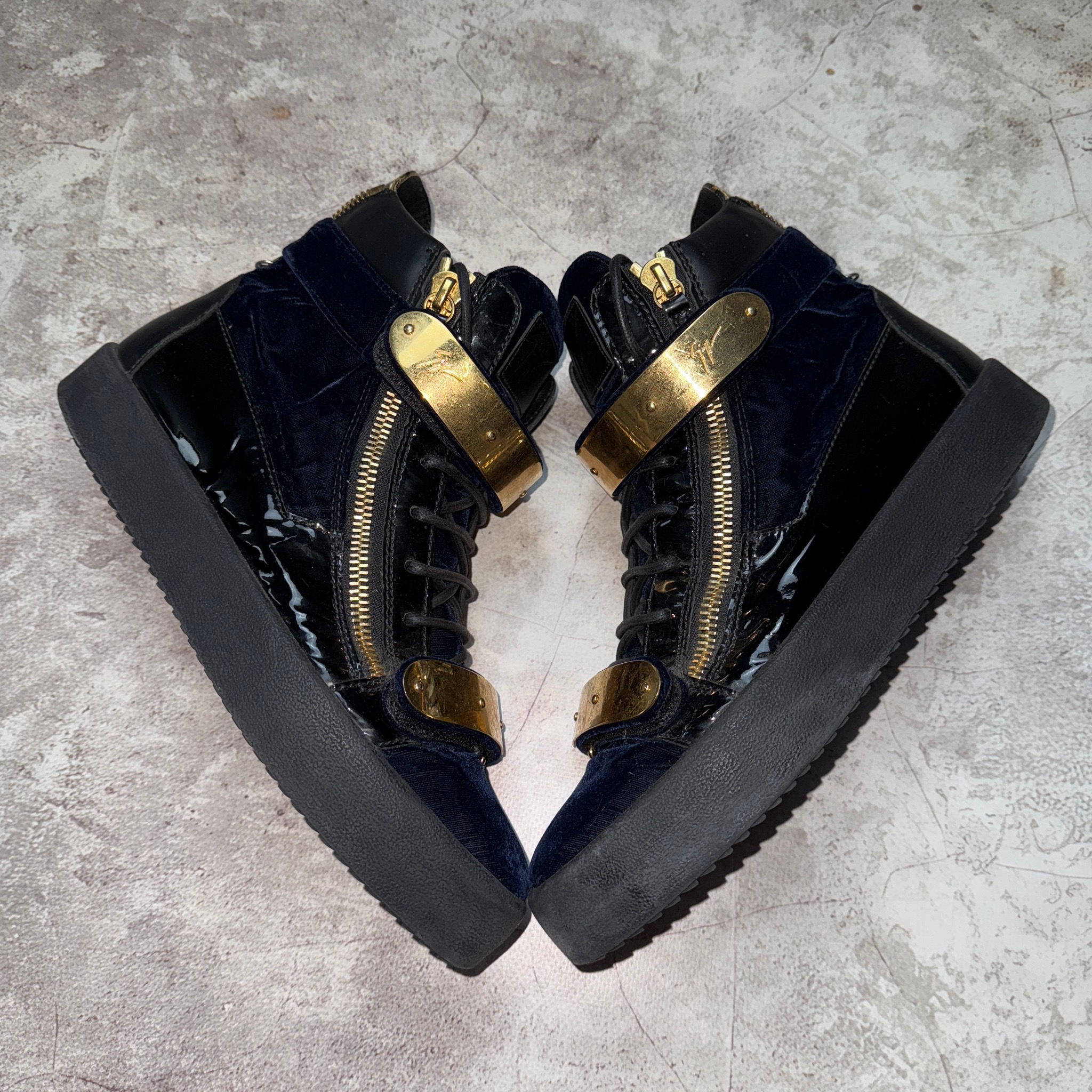 Giuseppe Zanotti Coby Velvet Double Straps, миниатюра 3