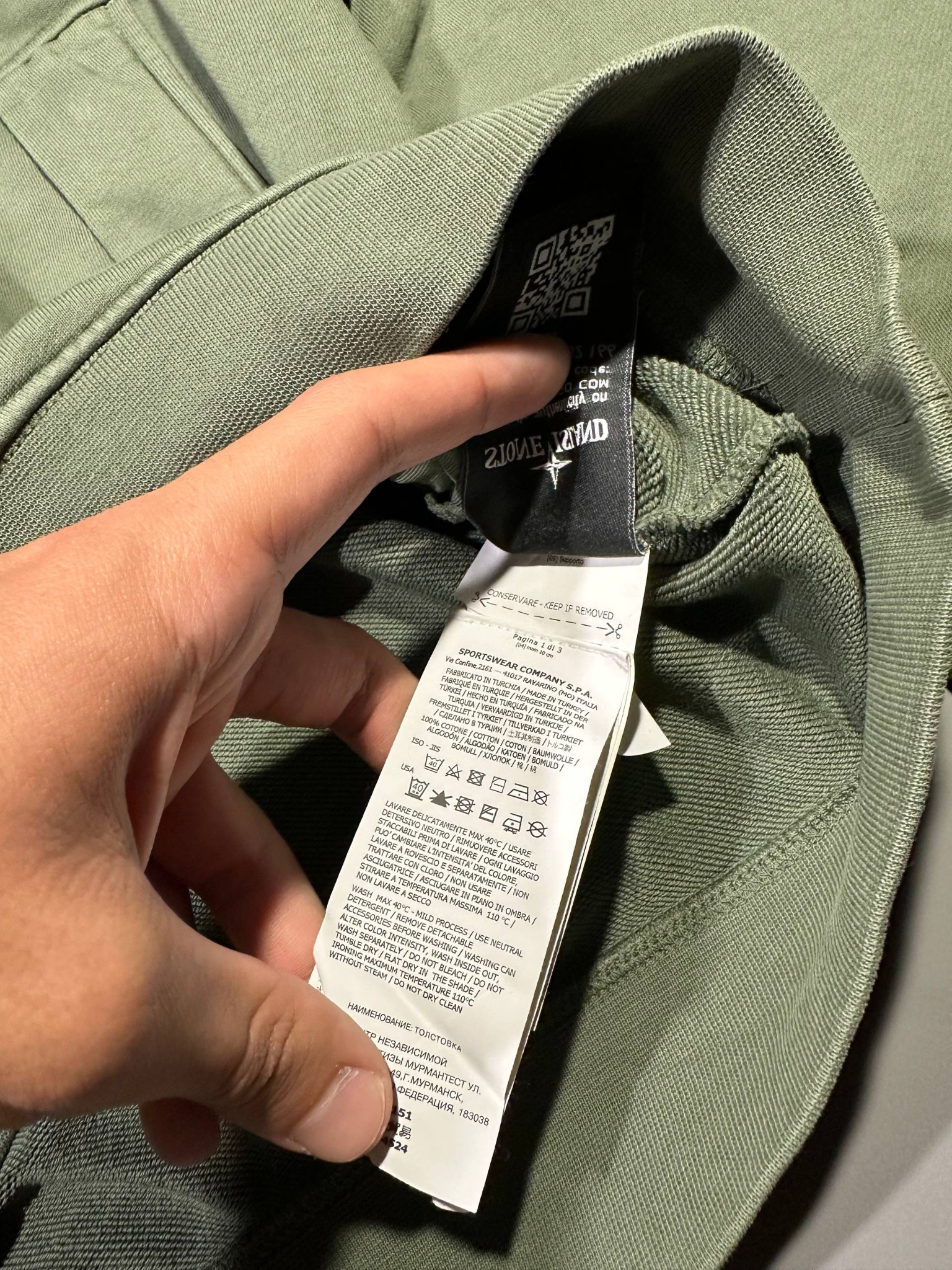Stone Island Crew Neck Diagonal Pockets, миниатюра 10