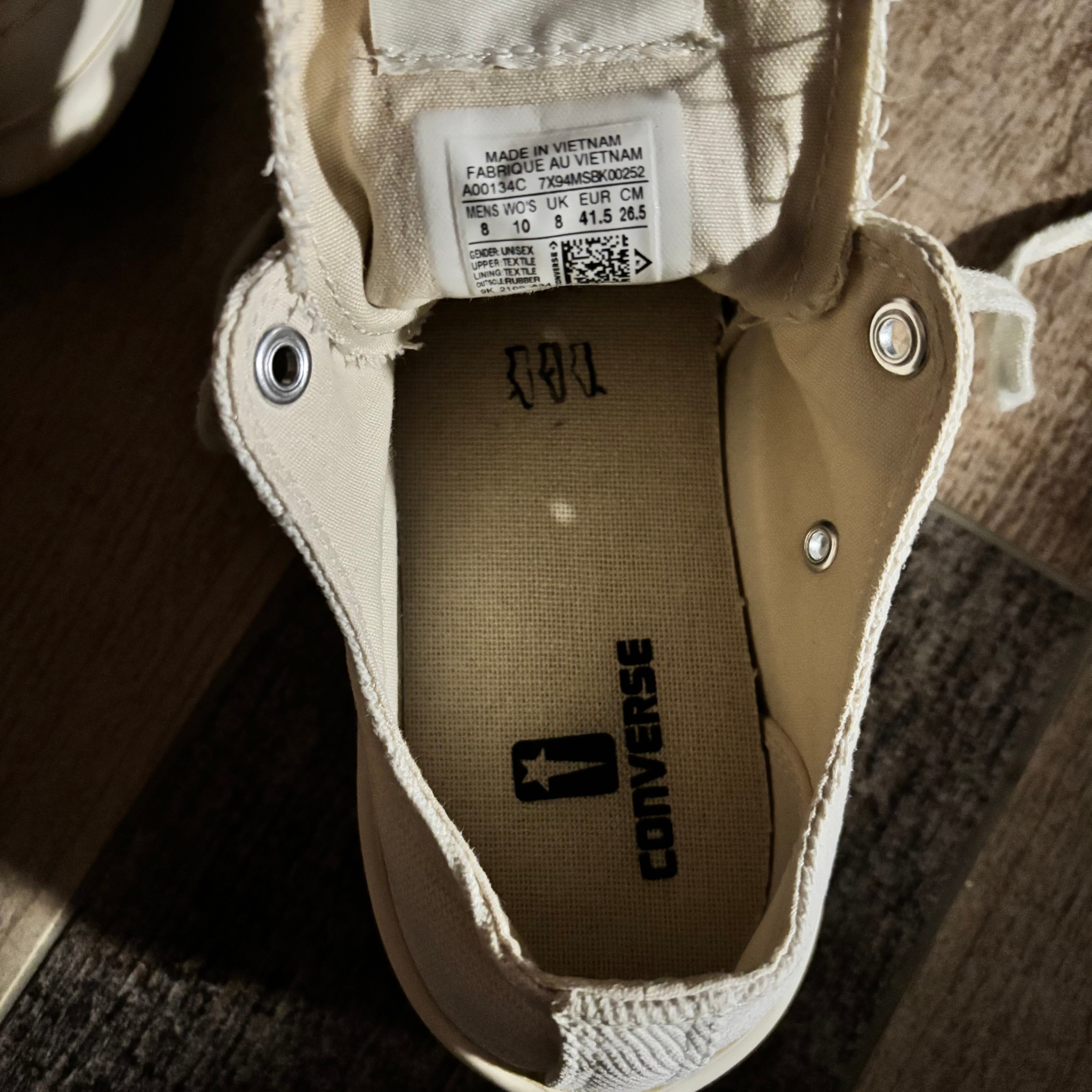 Rick Owens x Converse DRKSHDW DRKSTAR «Lily White», миниатюра 5