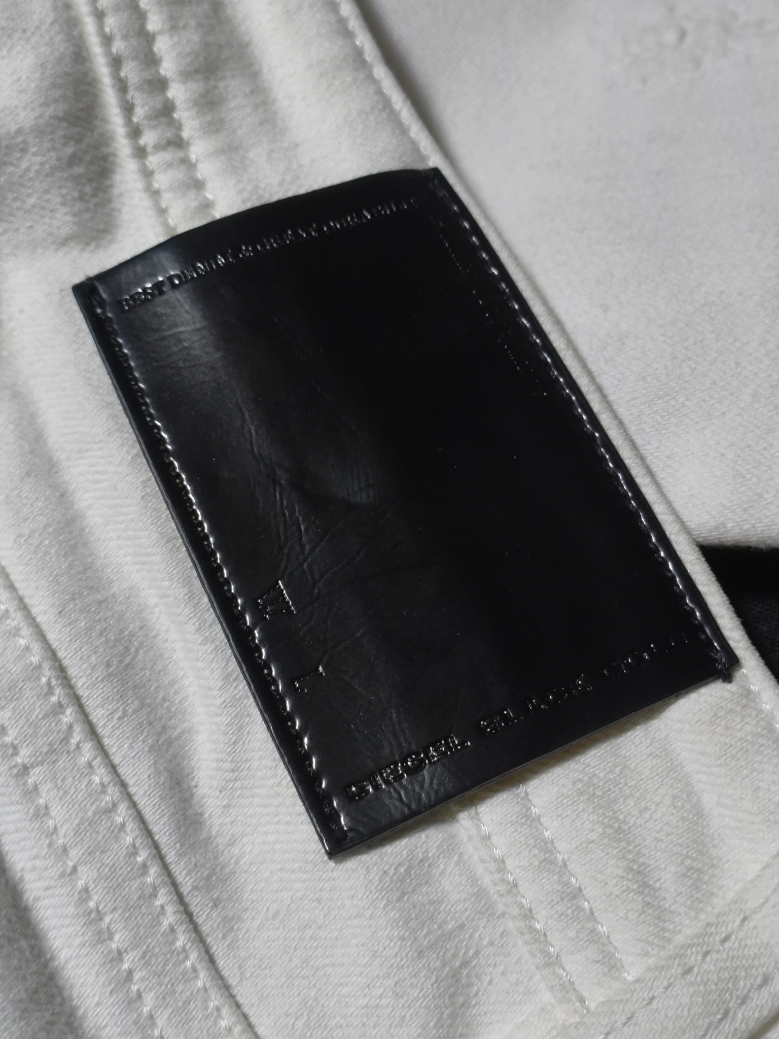 Diesel  Ultra long jeans black gold, миниатюра 6
