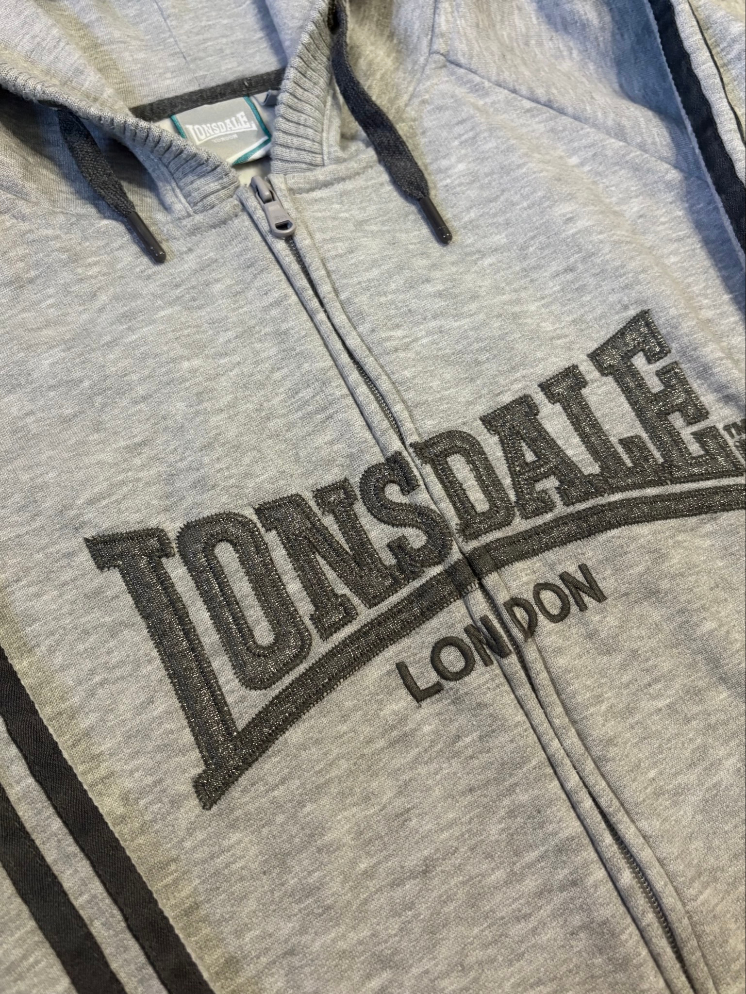 Lonsdale London Zip Hoodie Big Logo, миниатюра 2