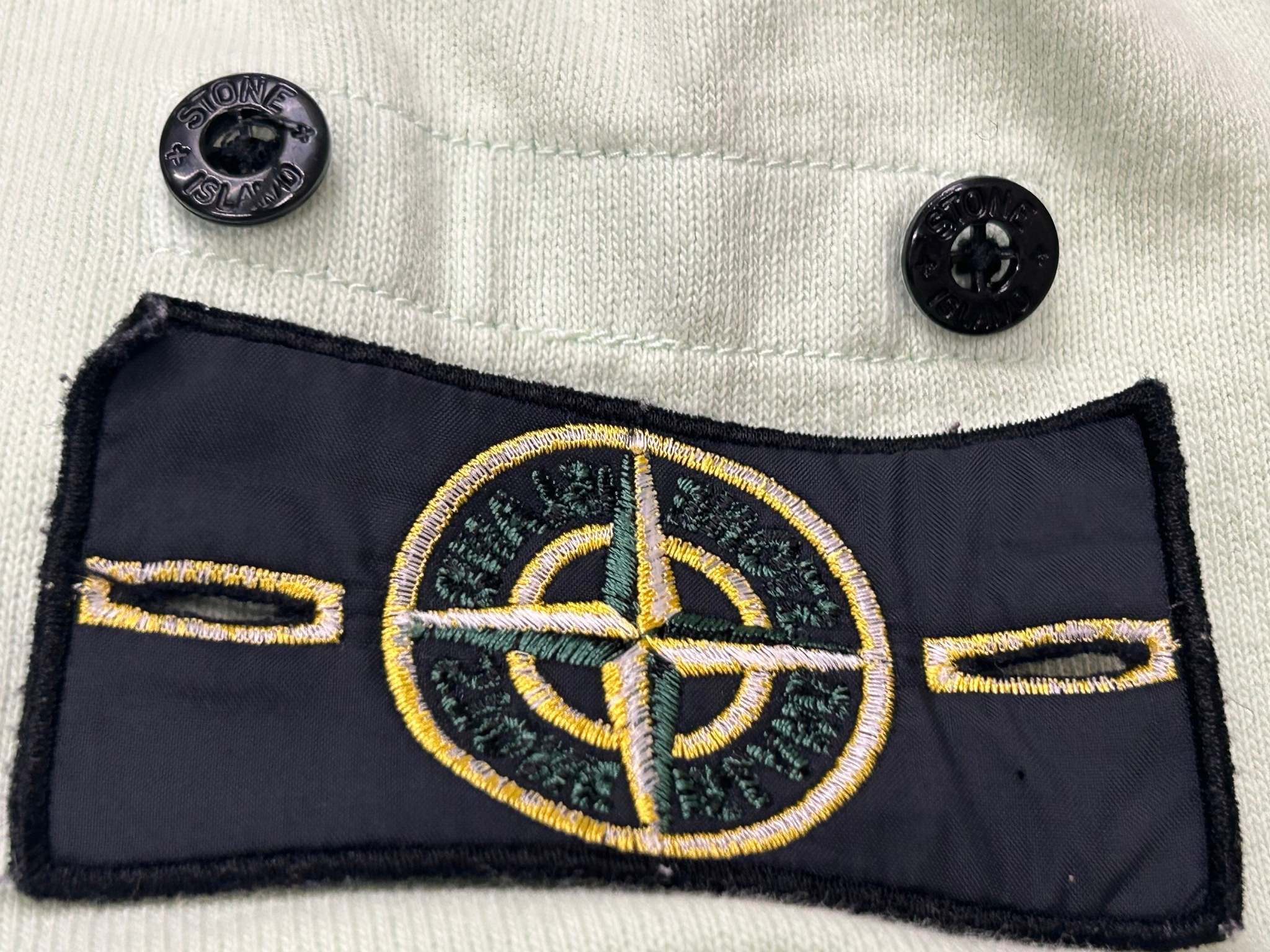 Stone Island Свитшот на clg, в зеленом цвете, миниатюра 7