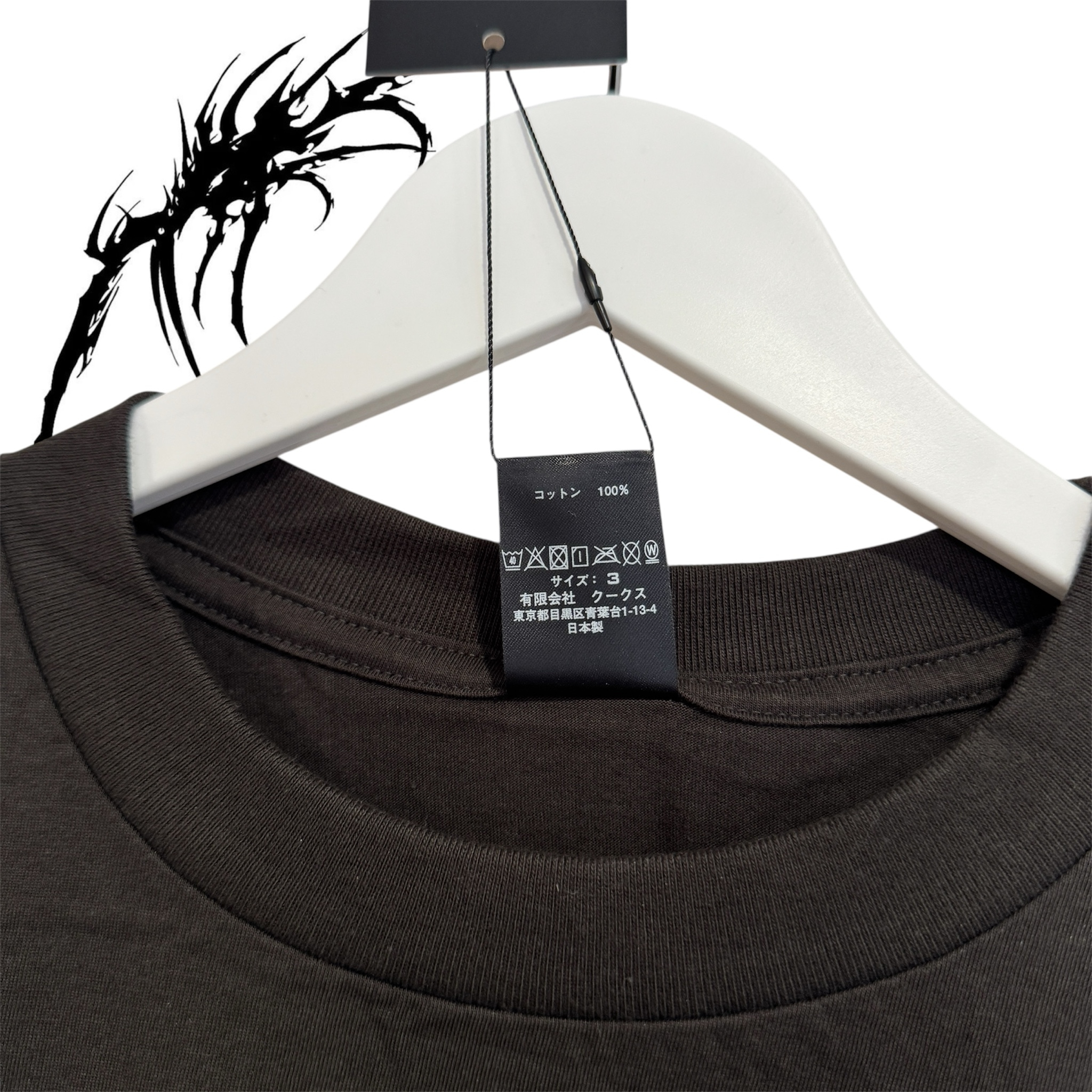 number nine sovc t-shirt charcoal, миниатюра 6