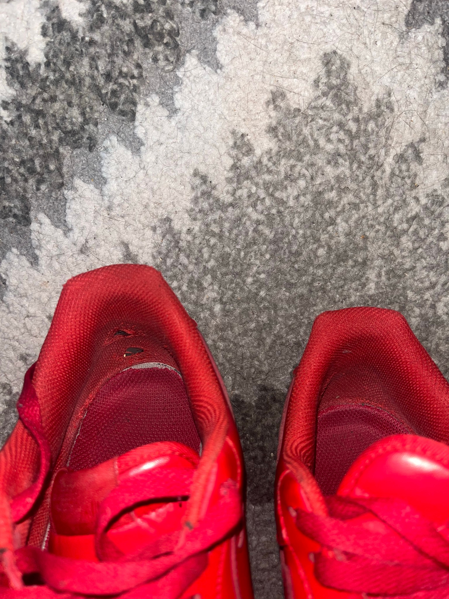 Nike Air Force 1 triple red, миниатюра 7