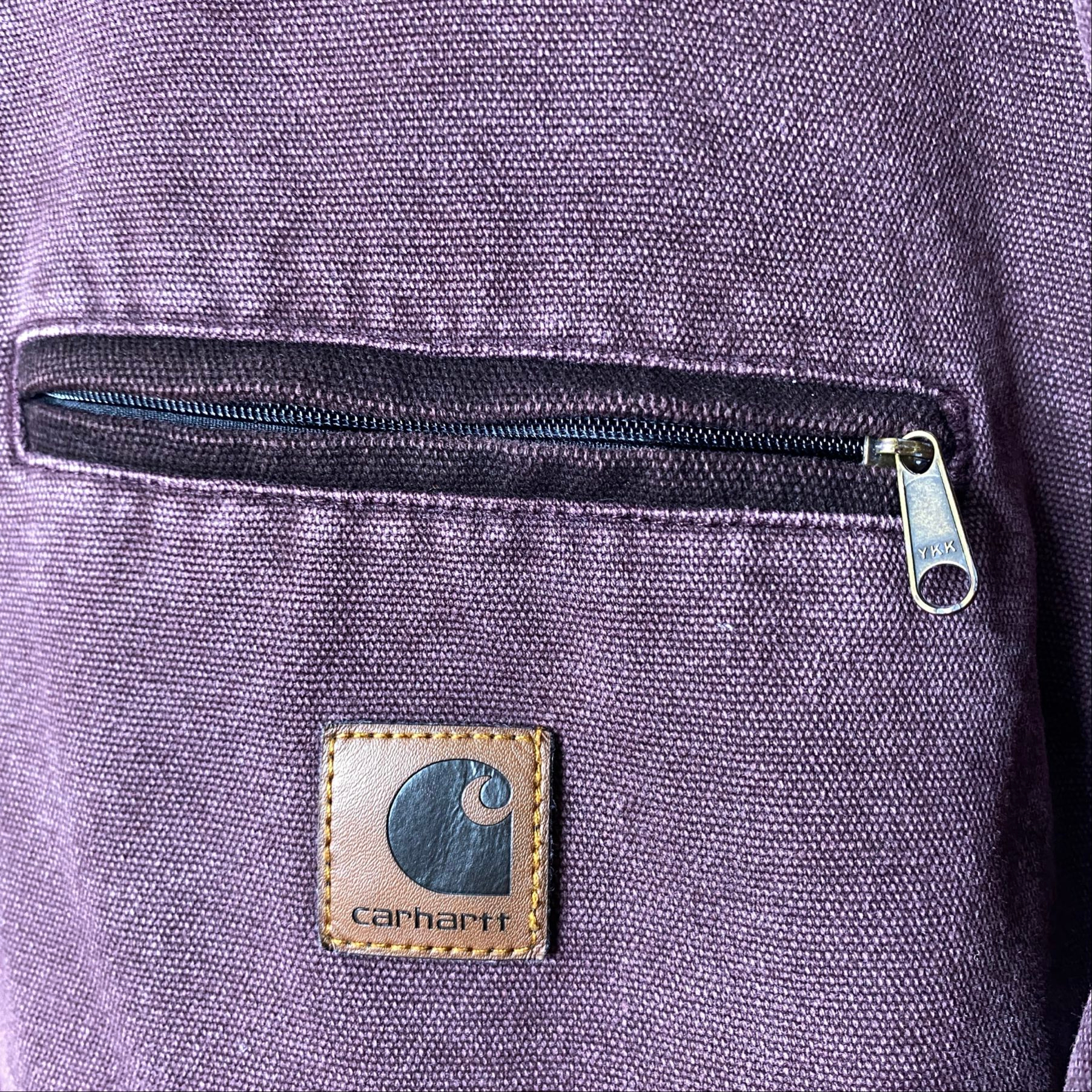 CARHARTT DETROIT JACKET BURGUNDY, миниатюра 12
