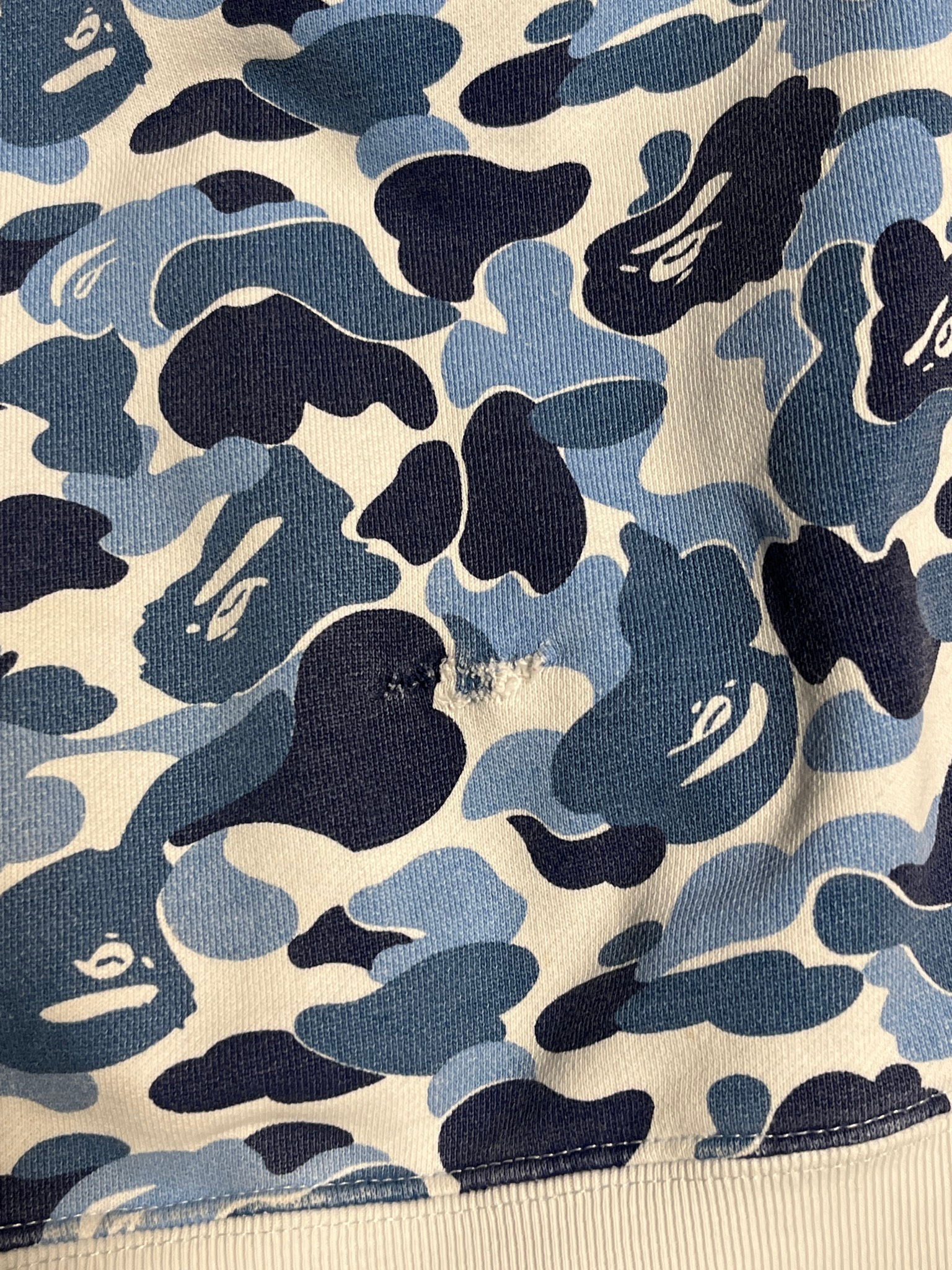 Bape ABC Shark Zip-Hoodie Blue, миниатюра 8
