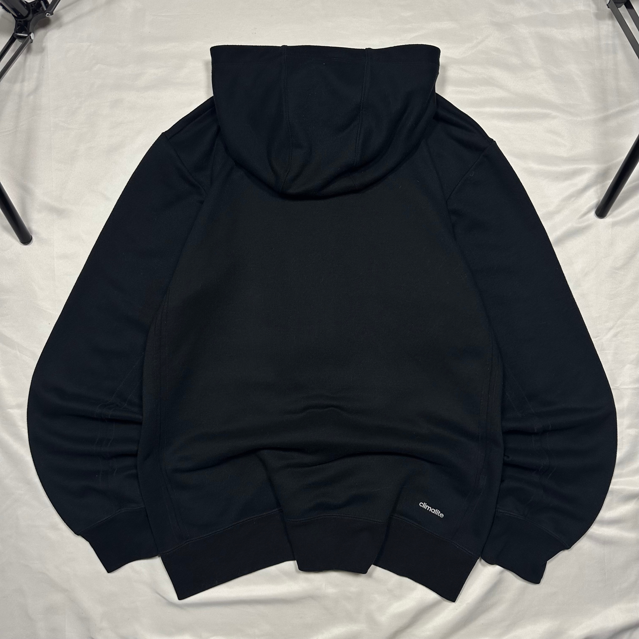 Adidas 3 stripes climlite zip hoodie, миниатюра 2