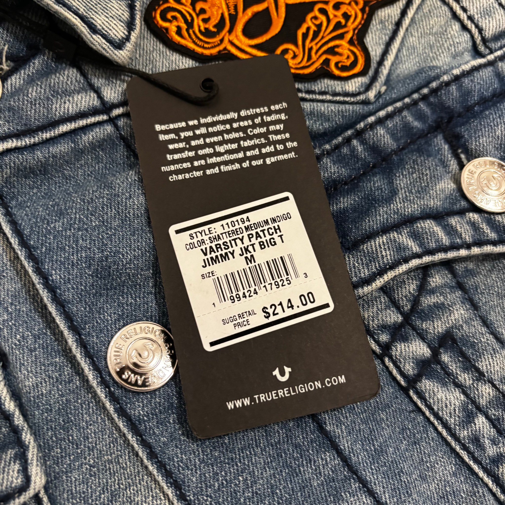 True Religion Varsity Patch Big T, миниатюра 5