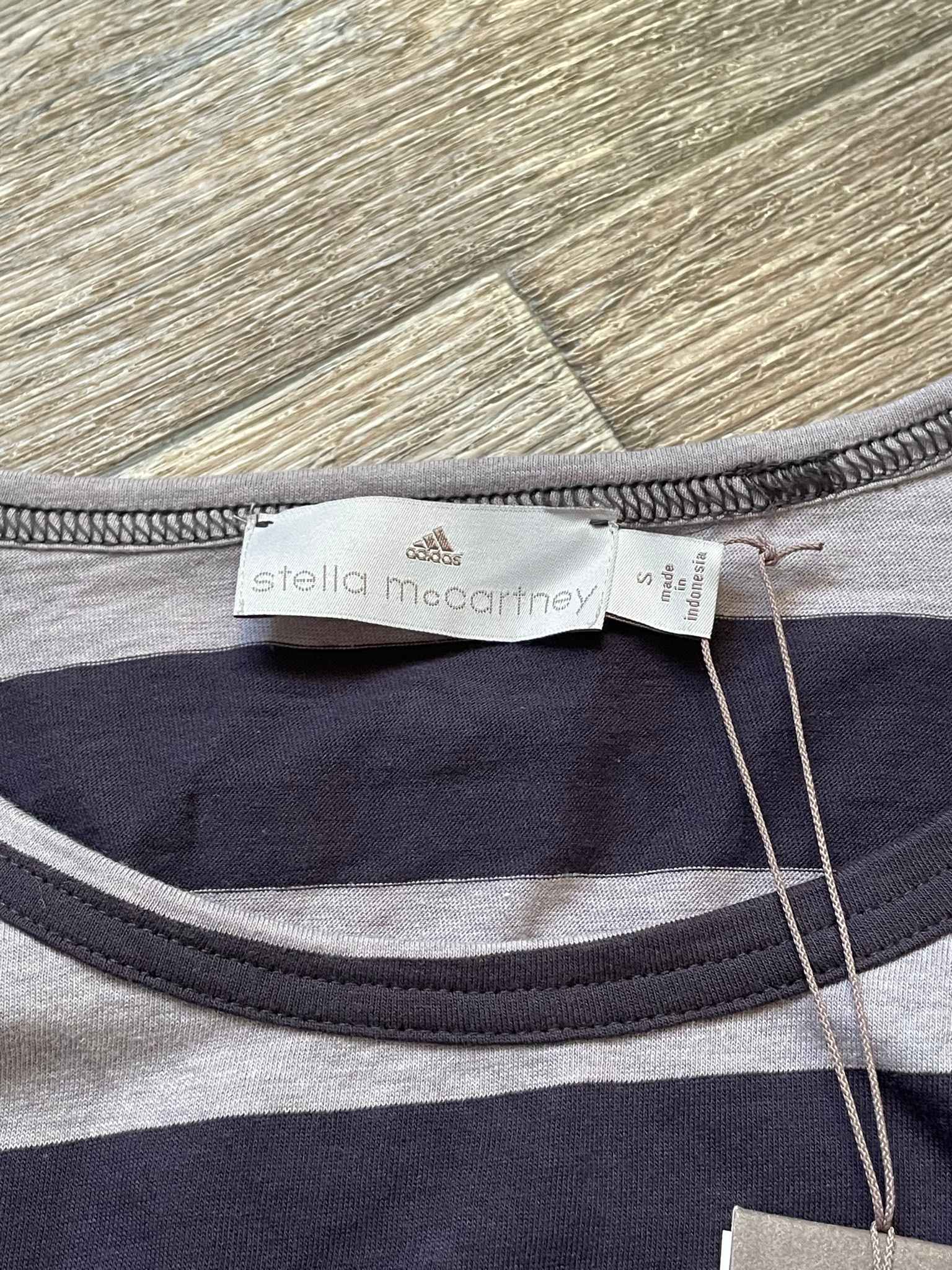 Adidas x Stella McCartney Striped tee, миниатюра 4