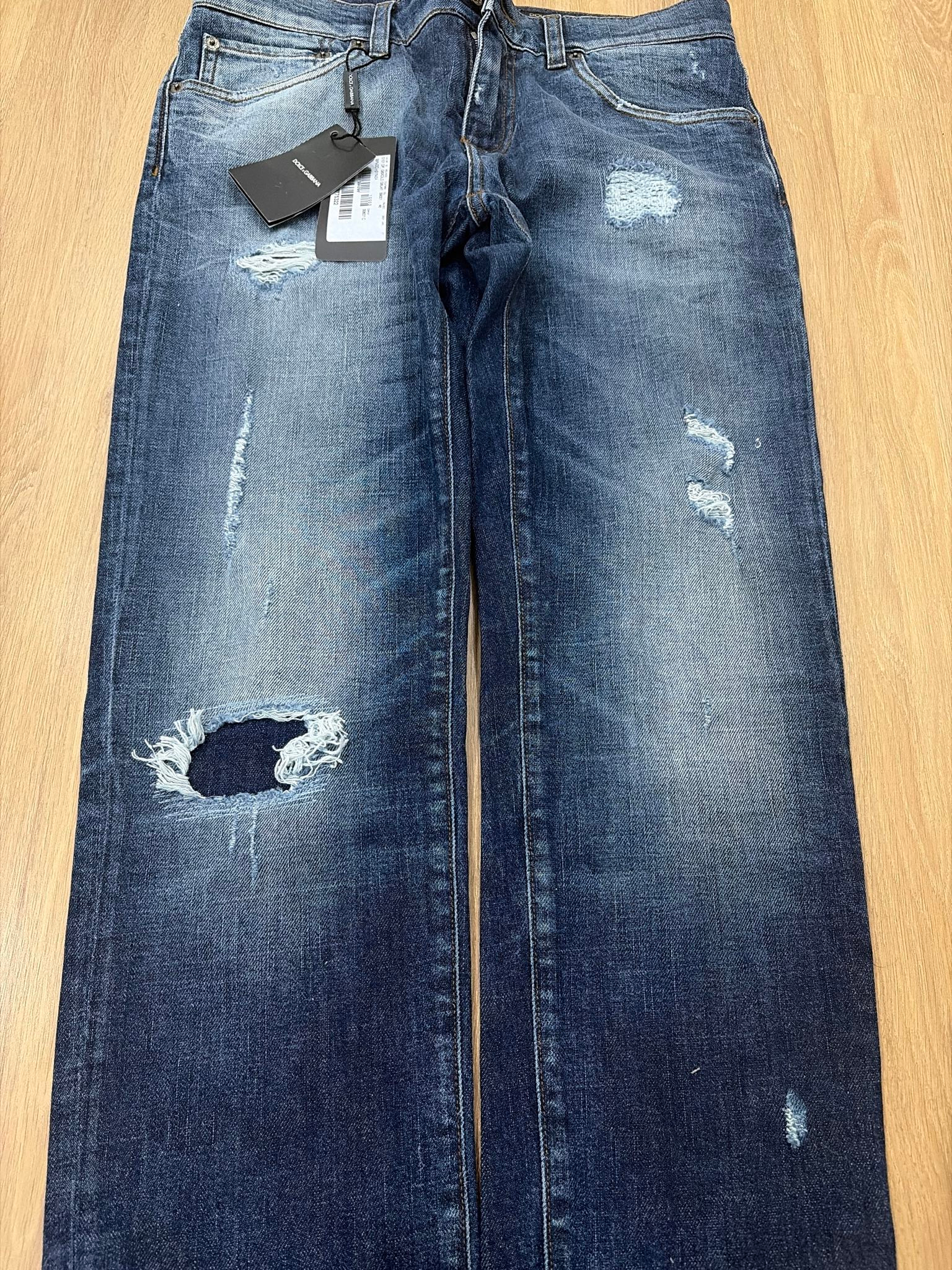 Dolce & Gabbana G6XOLD G8U47 Distressed Denim Jeans, миниатюра 9