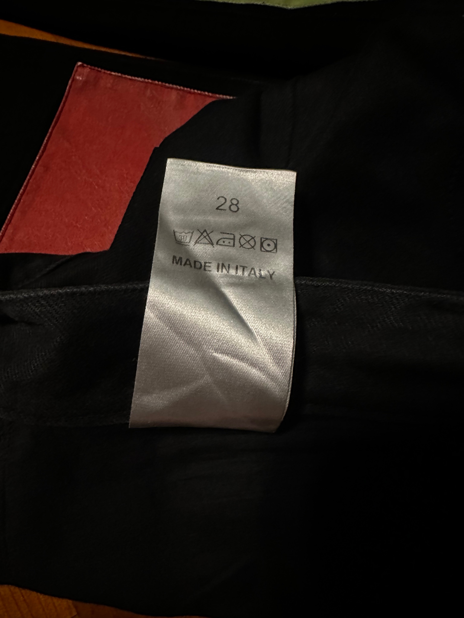 Raf Simons AW18 "Drugs" Knee Patch Denim, миниатюра 5