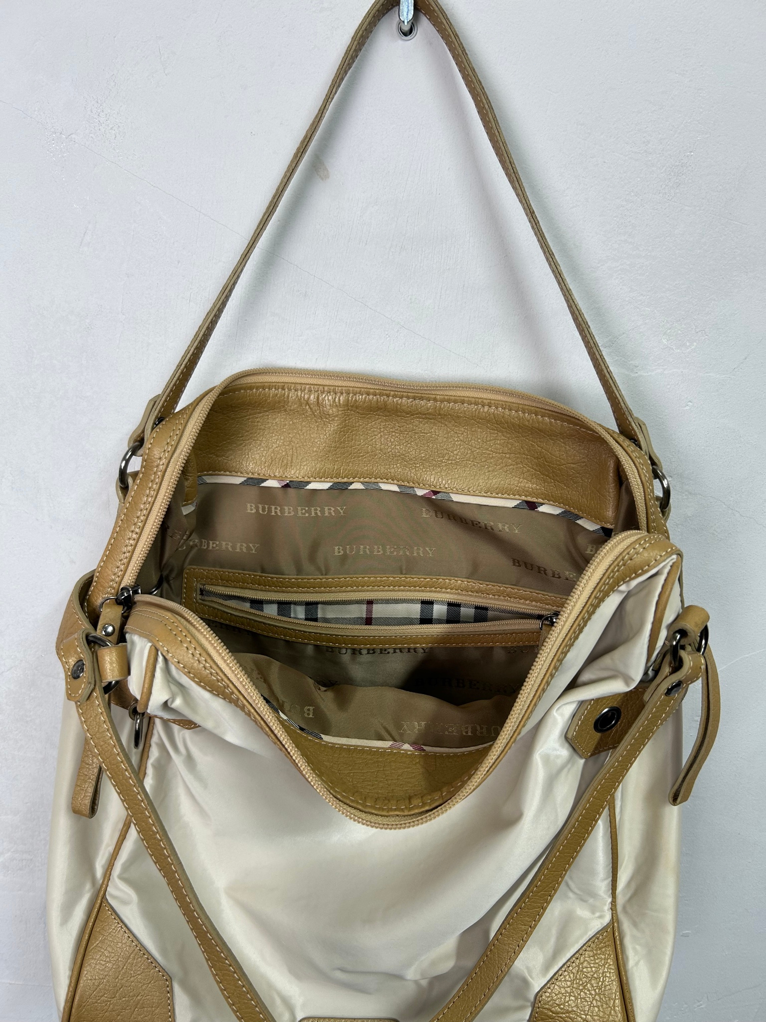 Burberry Nylon Beige Bag, миниатюра 9