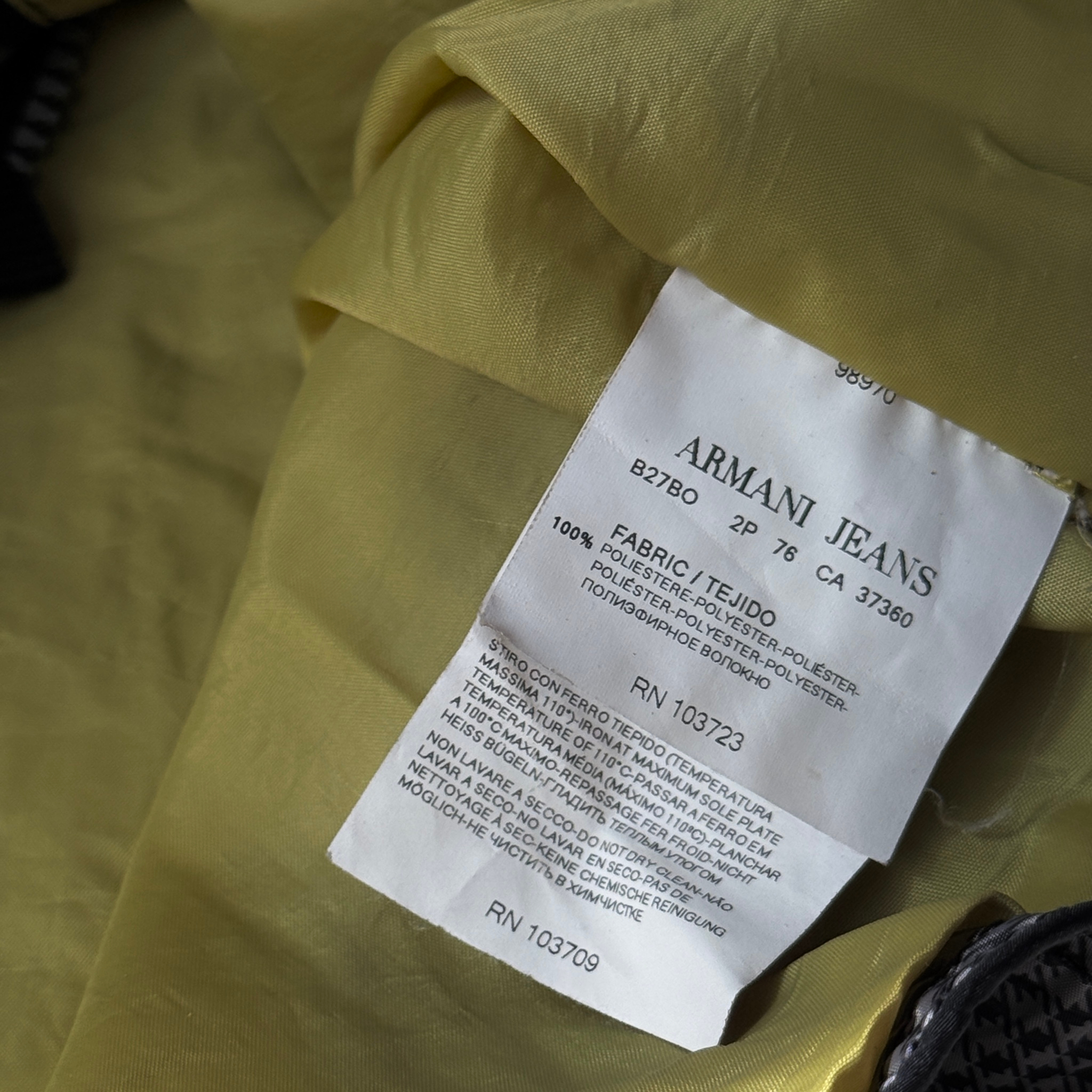 ARMANI 2000s Vintage Archival Nylon Jacket, миниатюра 7