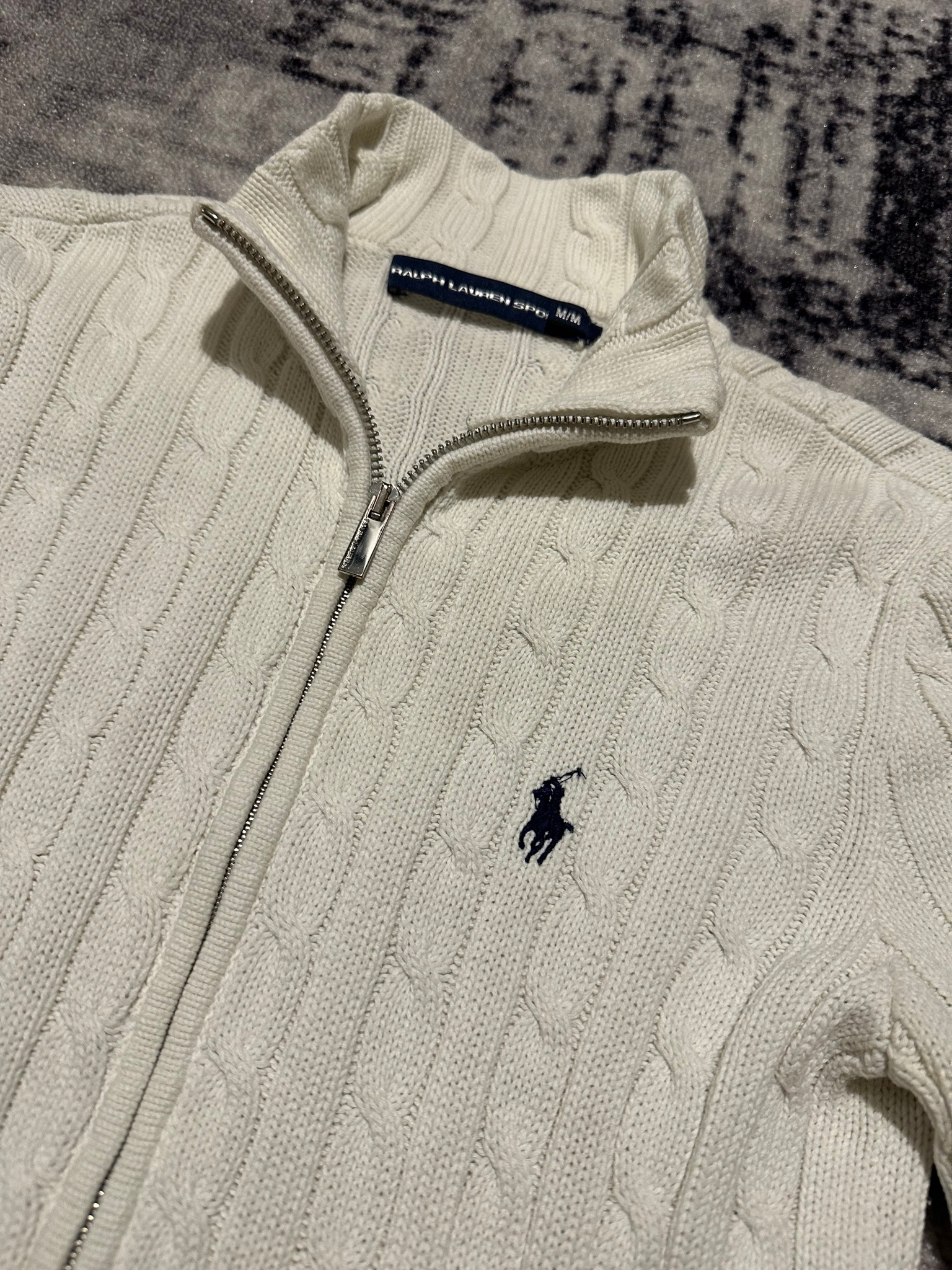 Polo Ralph Lauren Cable-Knit Full-Zip, миниатюра 4