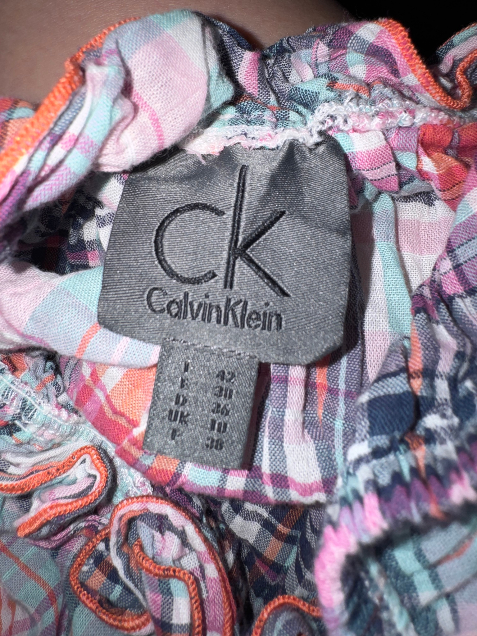 Calvin Klein Рубашка с коротким рукавом, миниатюра 3