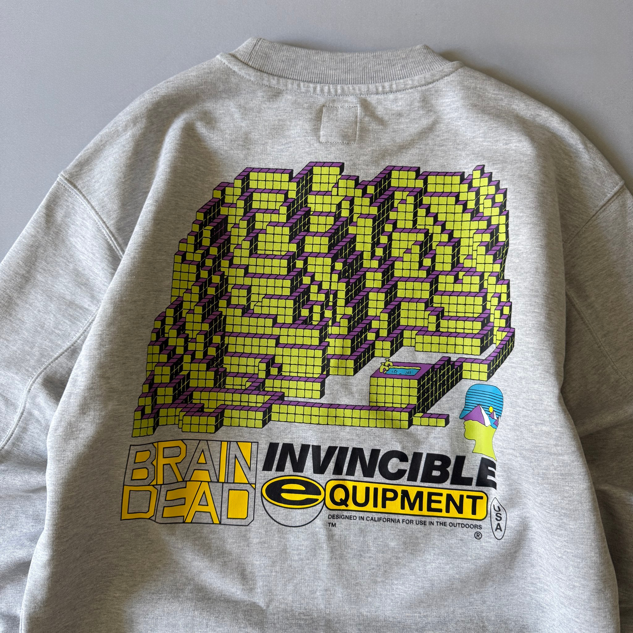 Brain Dead x Invincible Building Blocks Sweatshirt, миниатюра 6