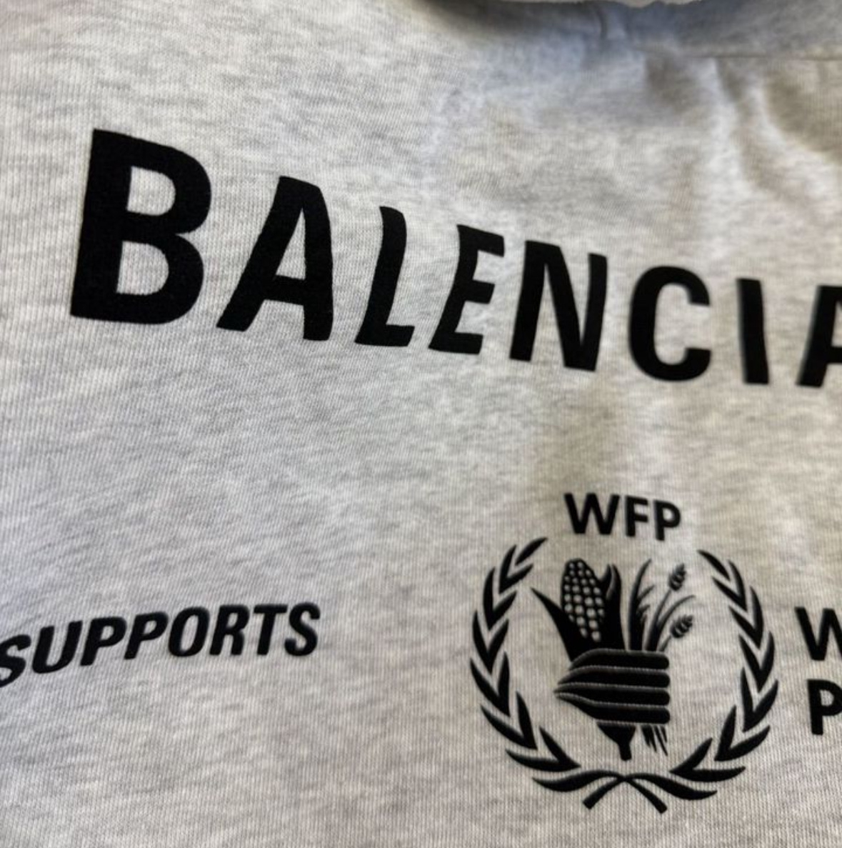 Balenciaga x World Food Programme Hoodie SS20, миниатюра 4