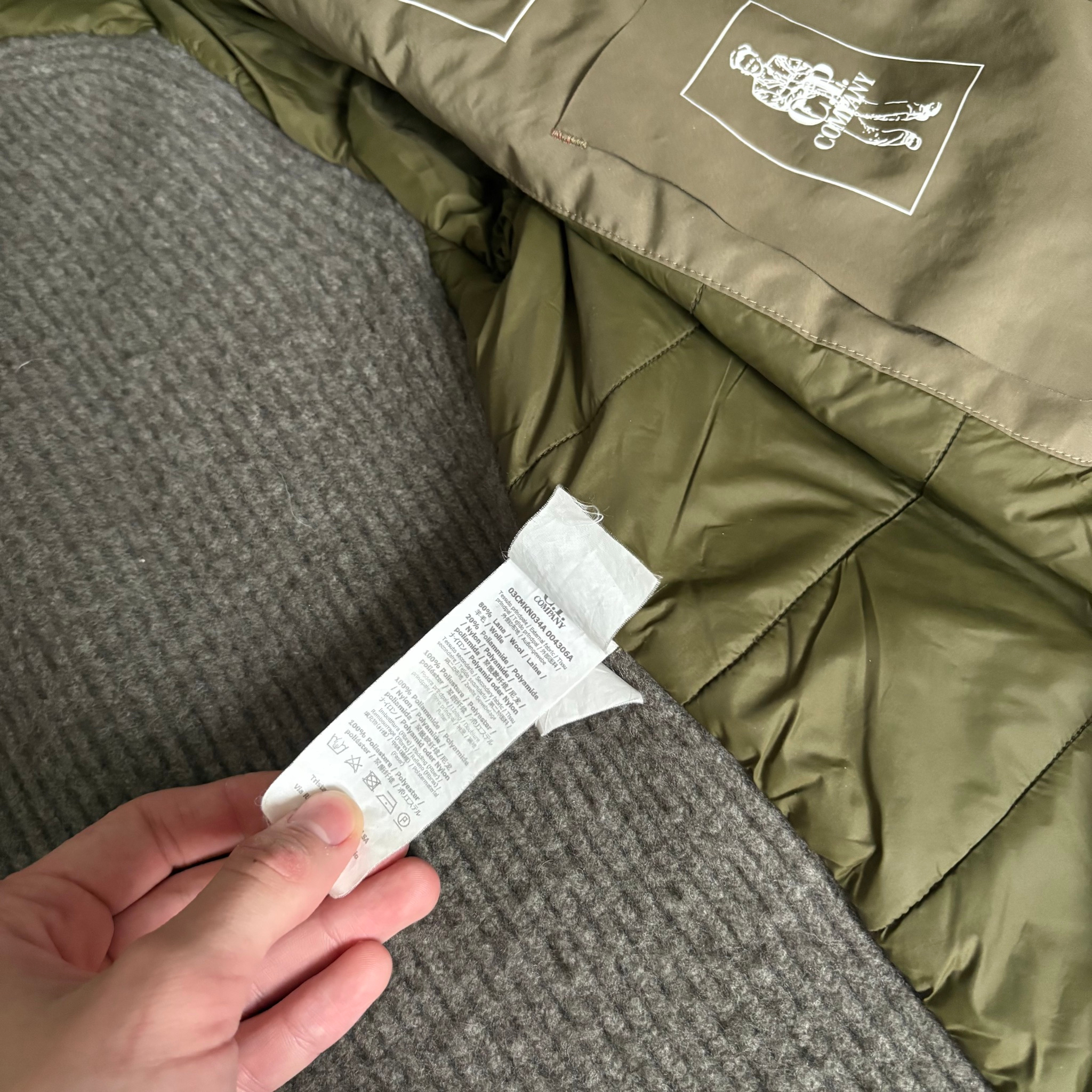 C.P. Company Micro-M Wool+Nylon Jacket, миниатюра 5