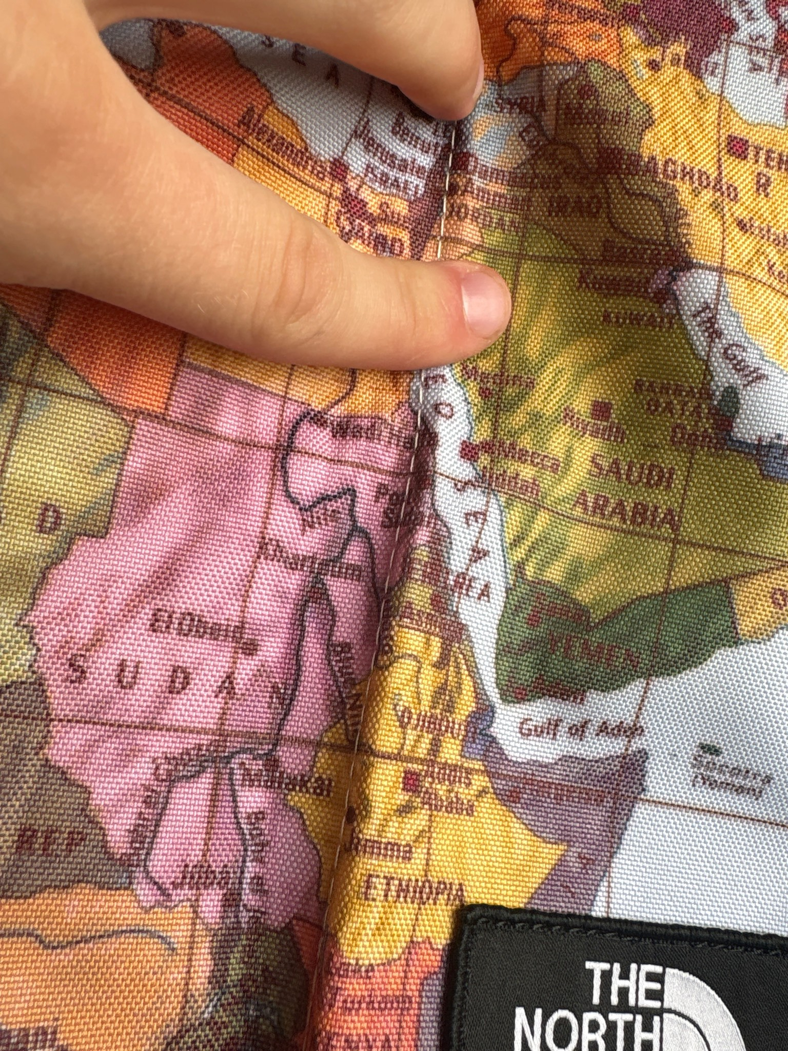 Supreme x The North Face map, миниатюра 3