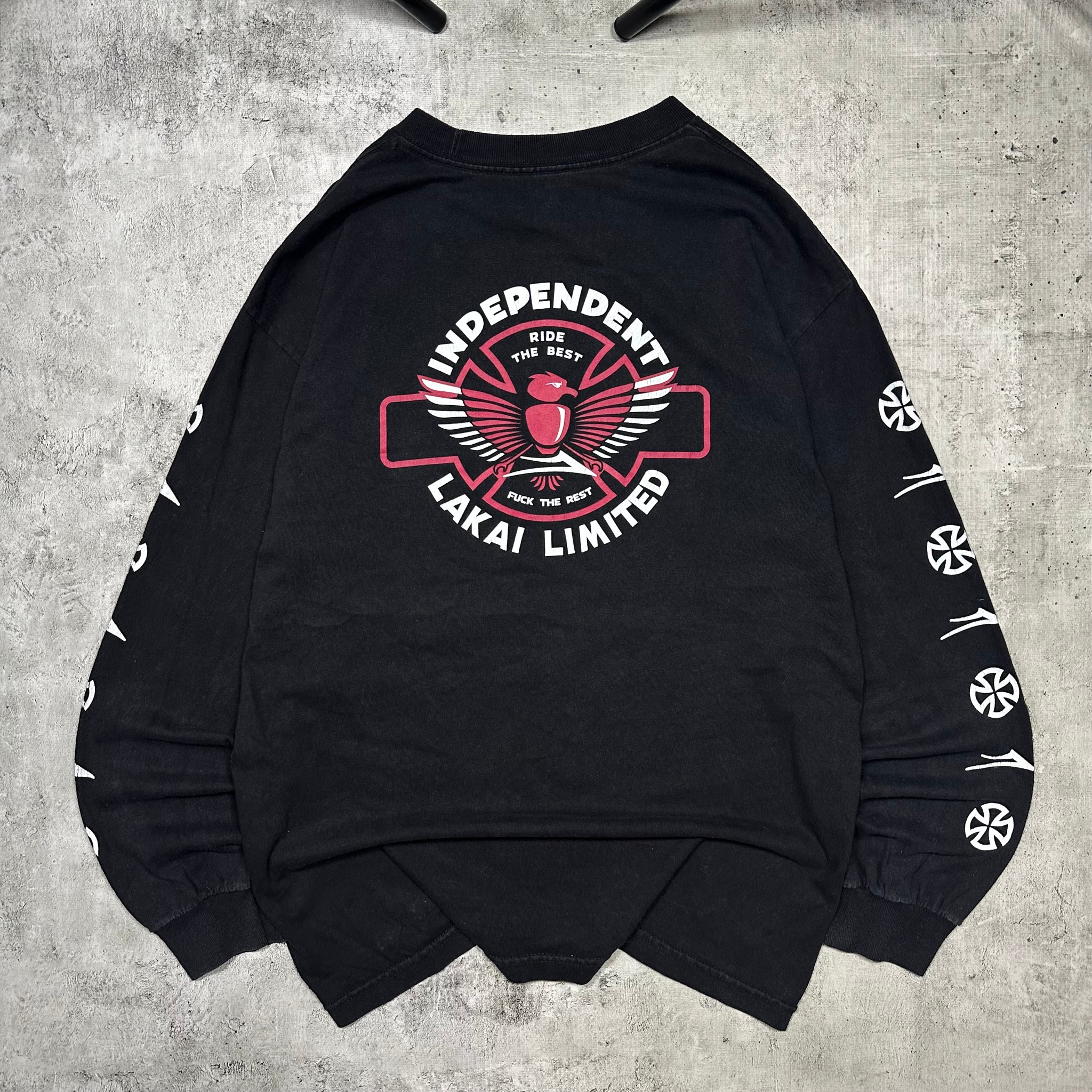 Independent x Lakai 2019 black skate longsleeve, миниатюра 1