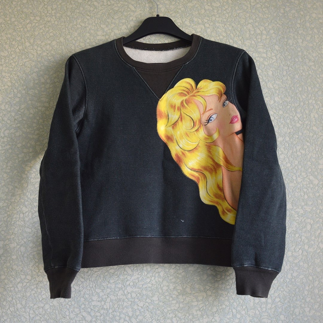 Y-3 AW04 Exclusive Saeko Tsuemura Pin-up Sweatshirt, миниатюра 1