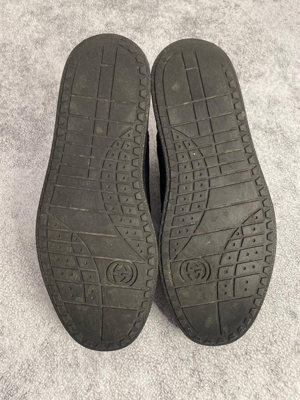 Gucci Double Zip Leather High-Top Sneakers, миниатюра 9