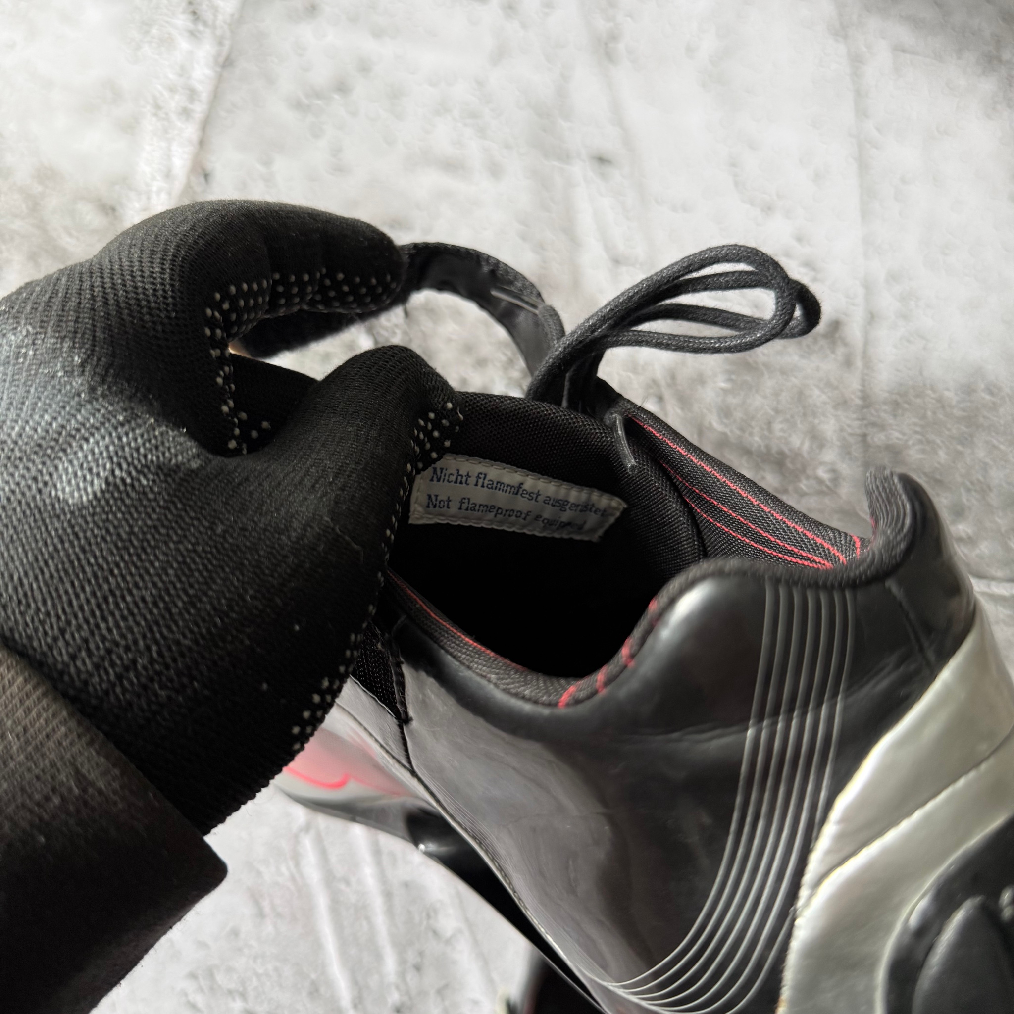Puma x Ferrari 2000s Vintage Silver Low Shoes, миниатюра 5