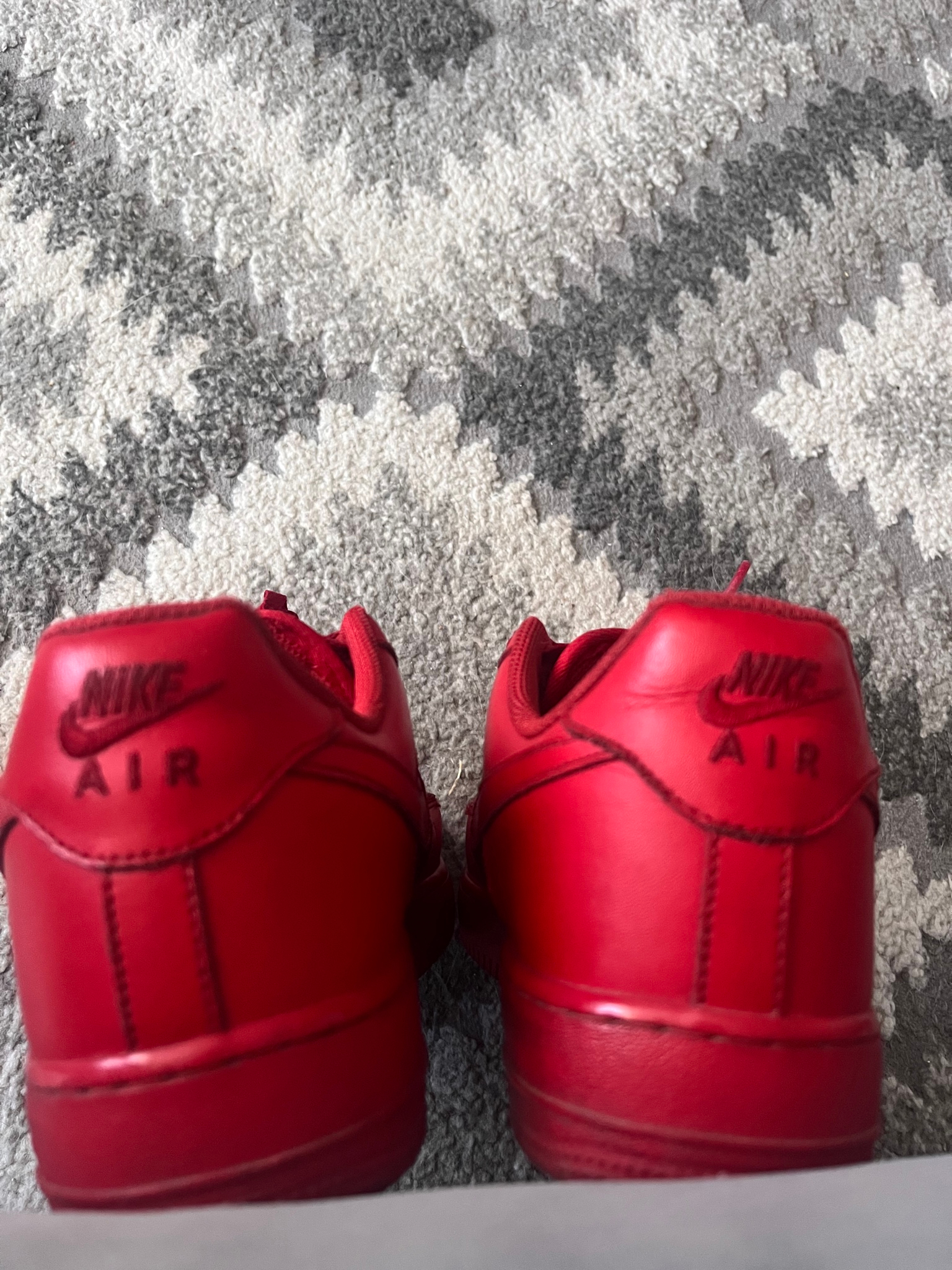 Nike Air Force 1 triple red, миниатюра 2