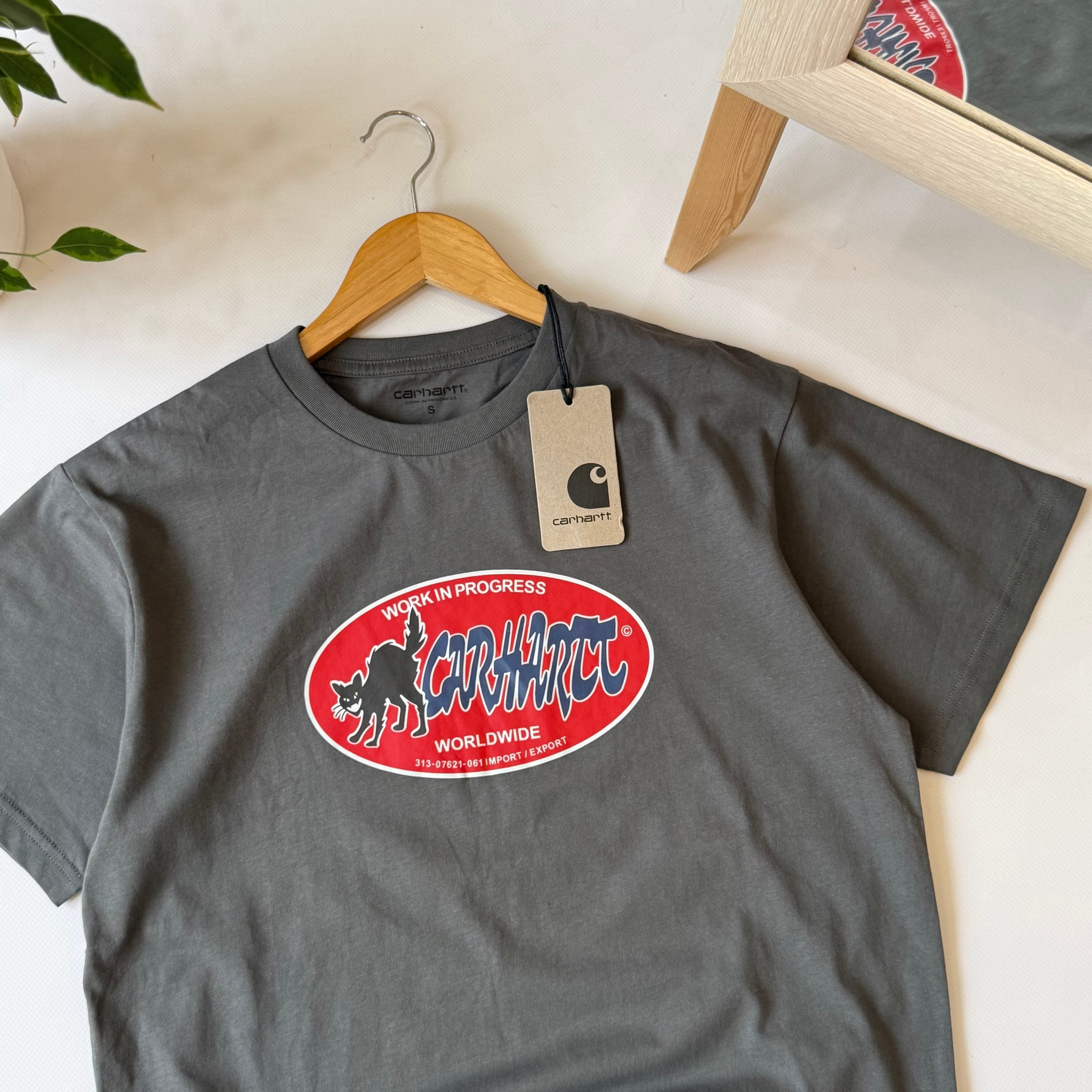 Carhartt Cat Sticker T-Shirt, миниатюра 4